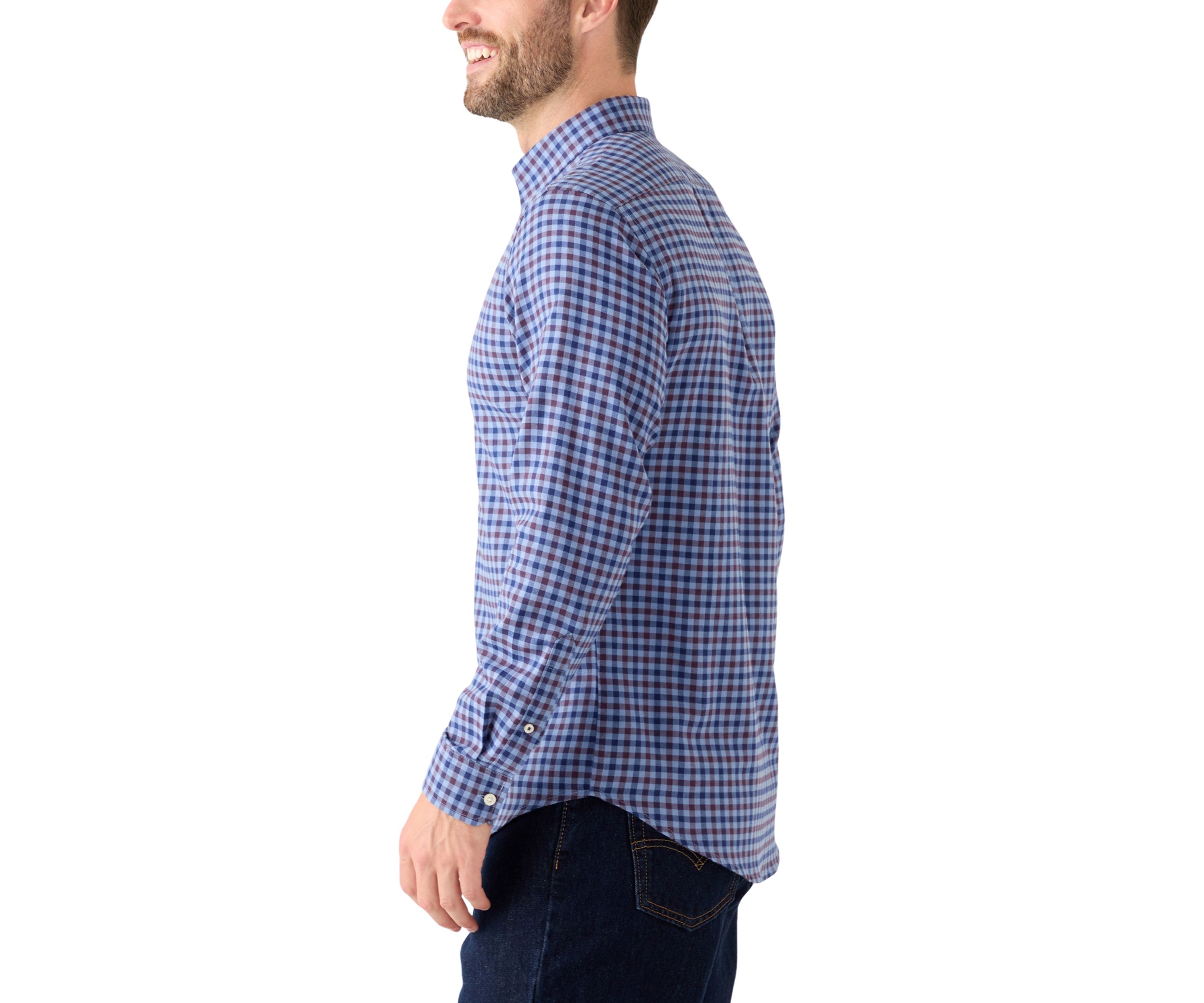 Lux Twill Printed Button Down Shirt