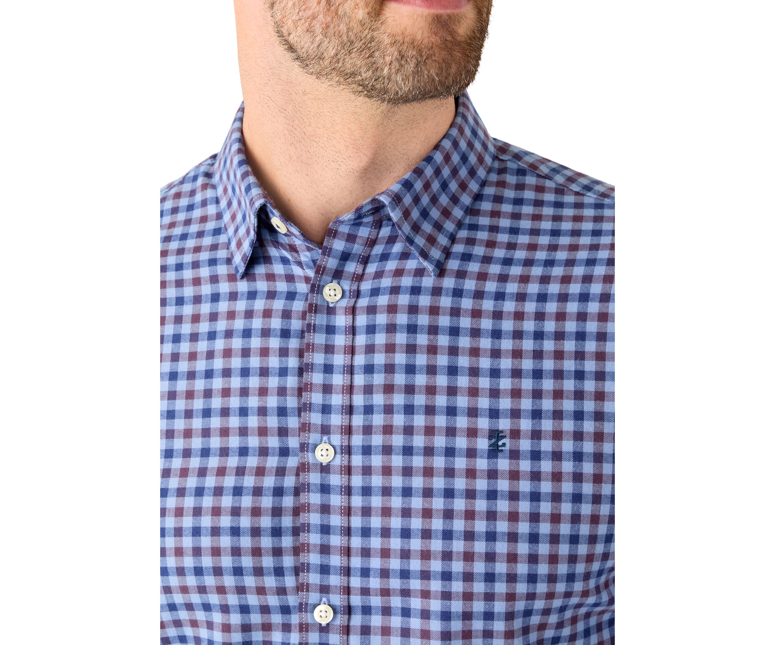 Lux Twill Printed Button Down Shirt