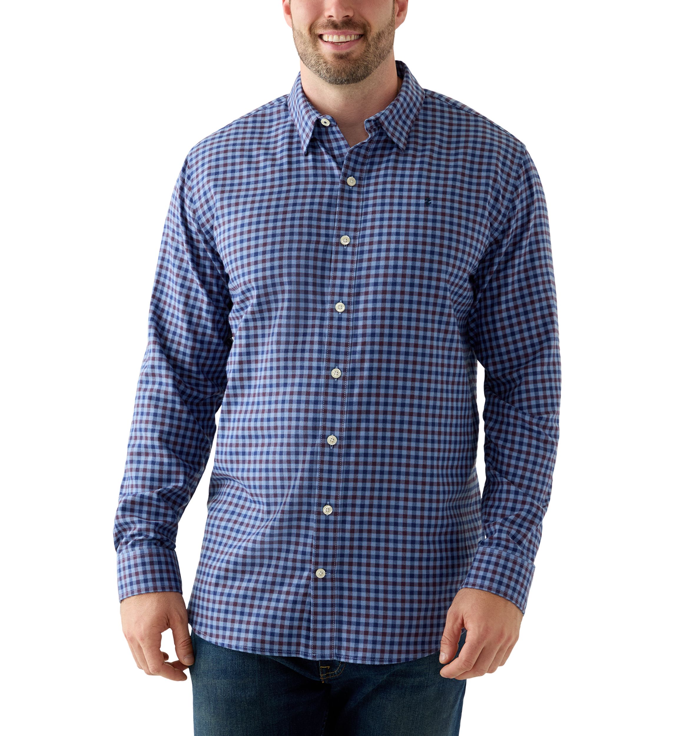 Big & Tall Lux Twill Button Down Shirt