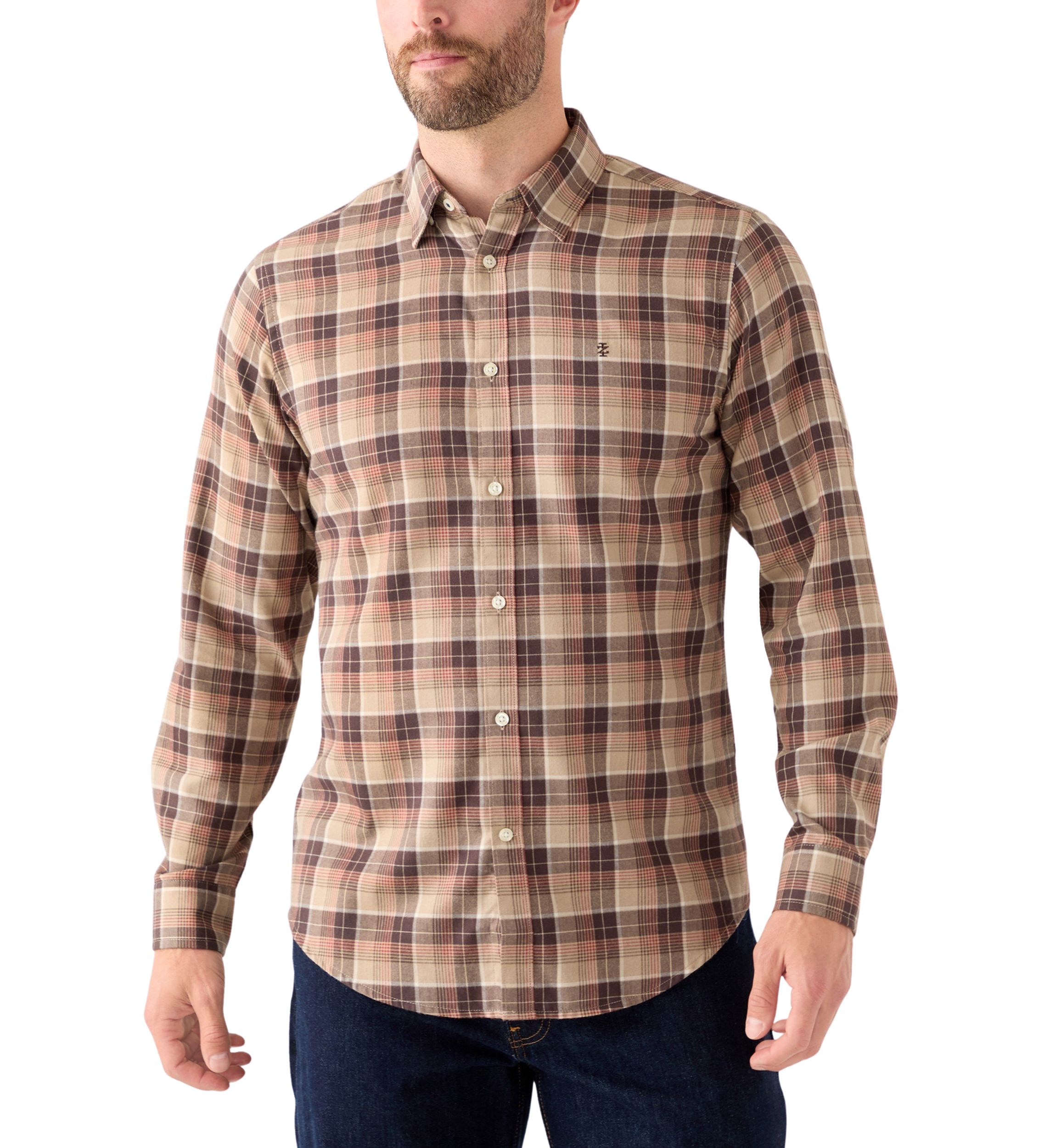 Mens Lux Twill Flannel Shirt