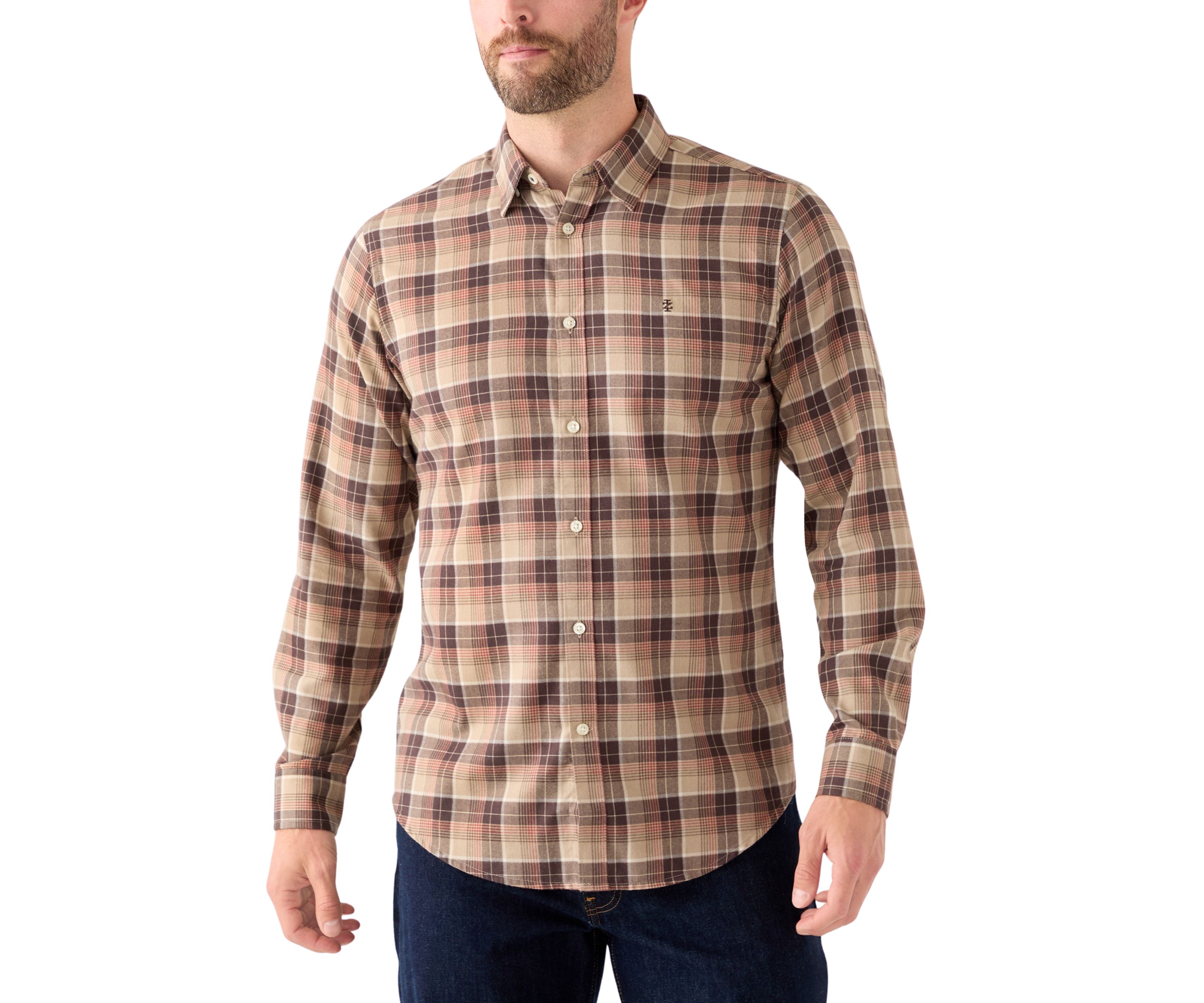 Mens Lux Twill Flannel Shirt