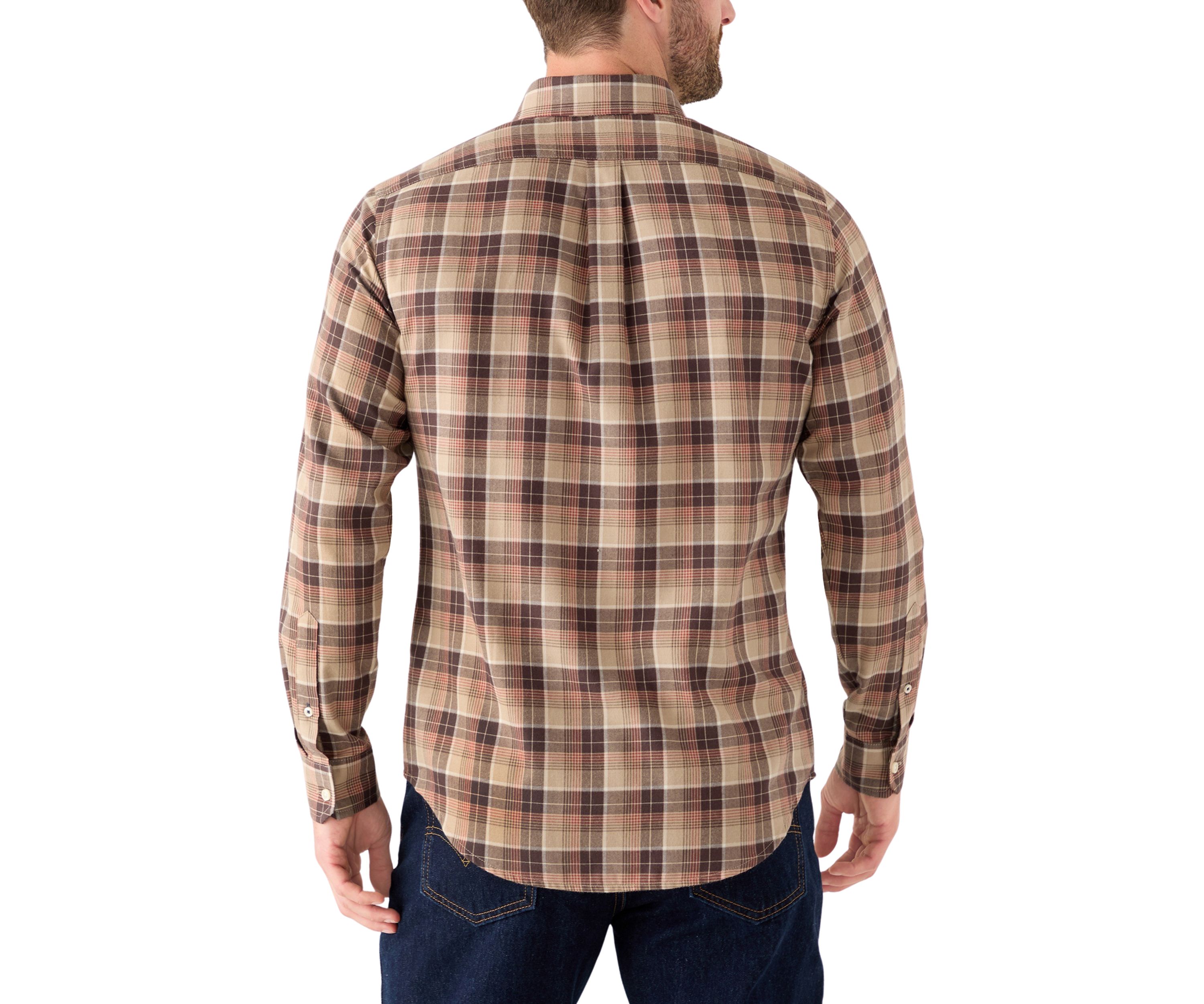 Mens Lux Twill Flannel Shirt
