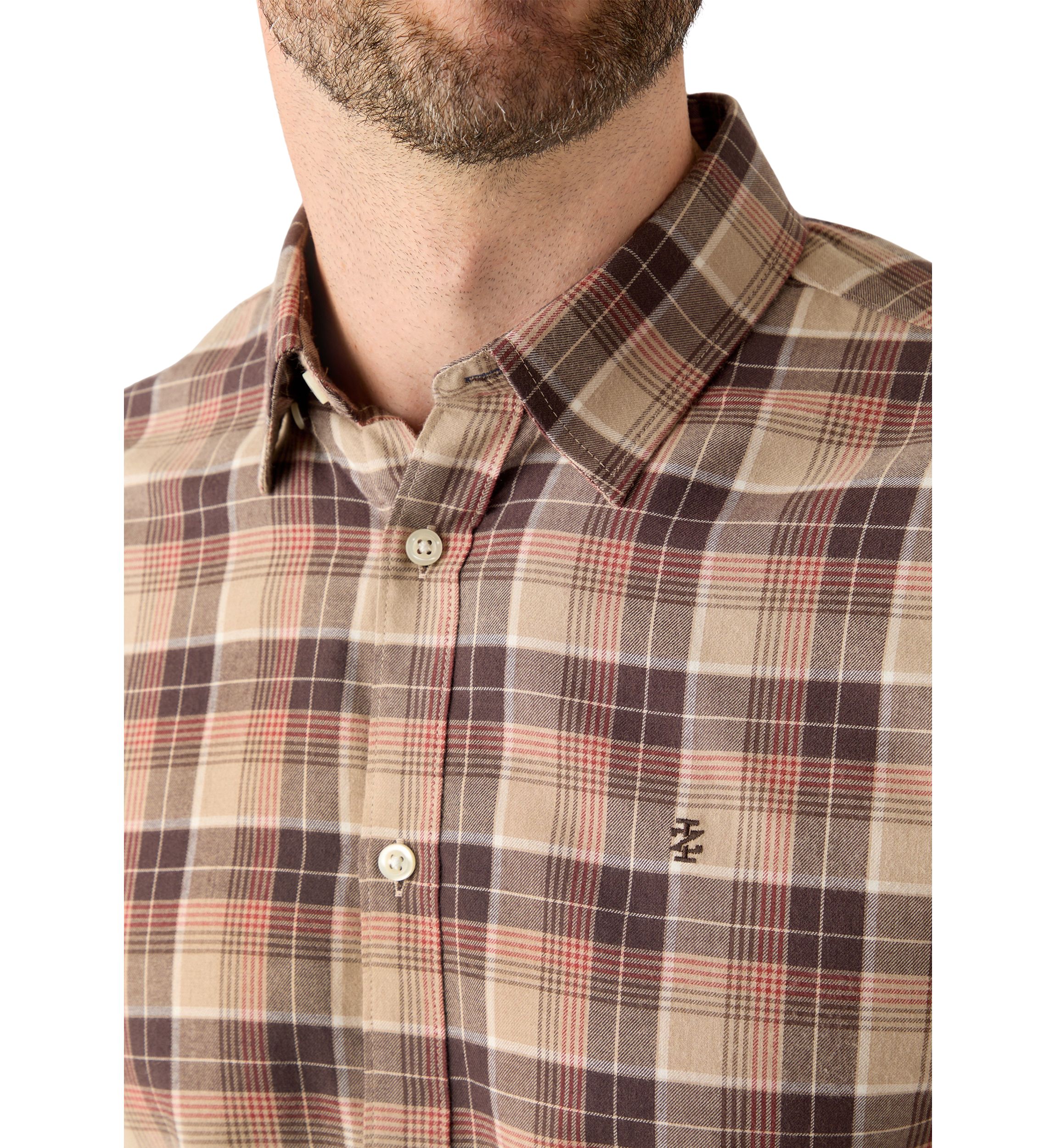Mens Lux Twill Flannel Shirt