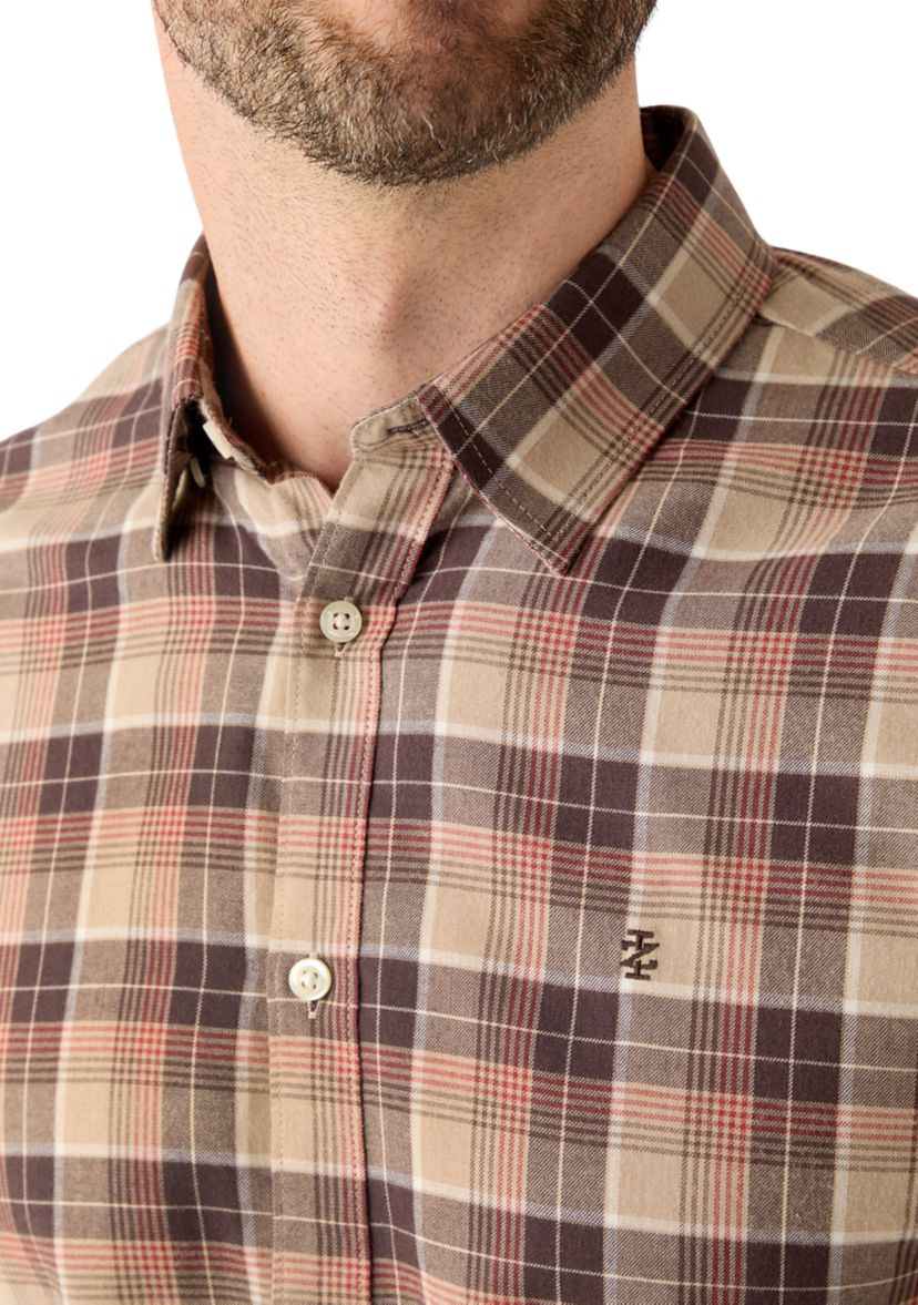 Mens Lux Twill Flannel Shirt