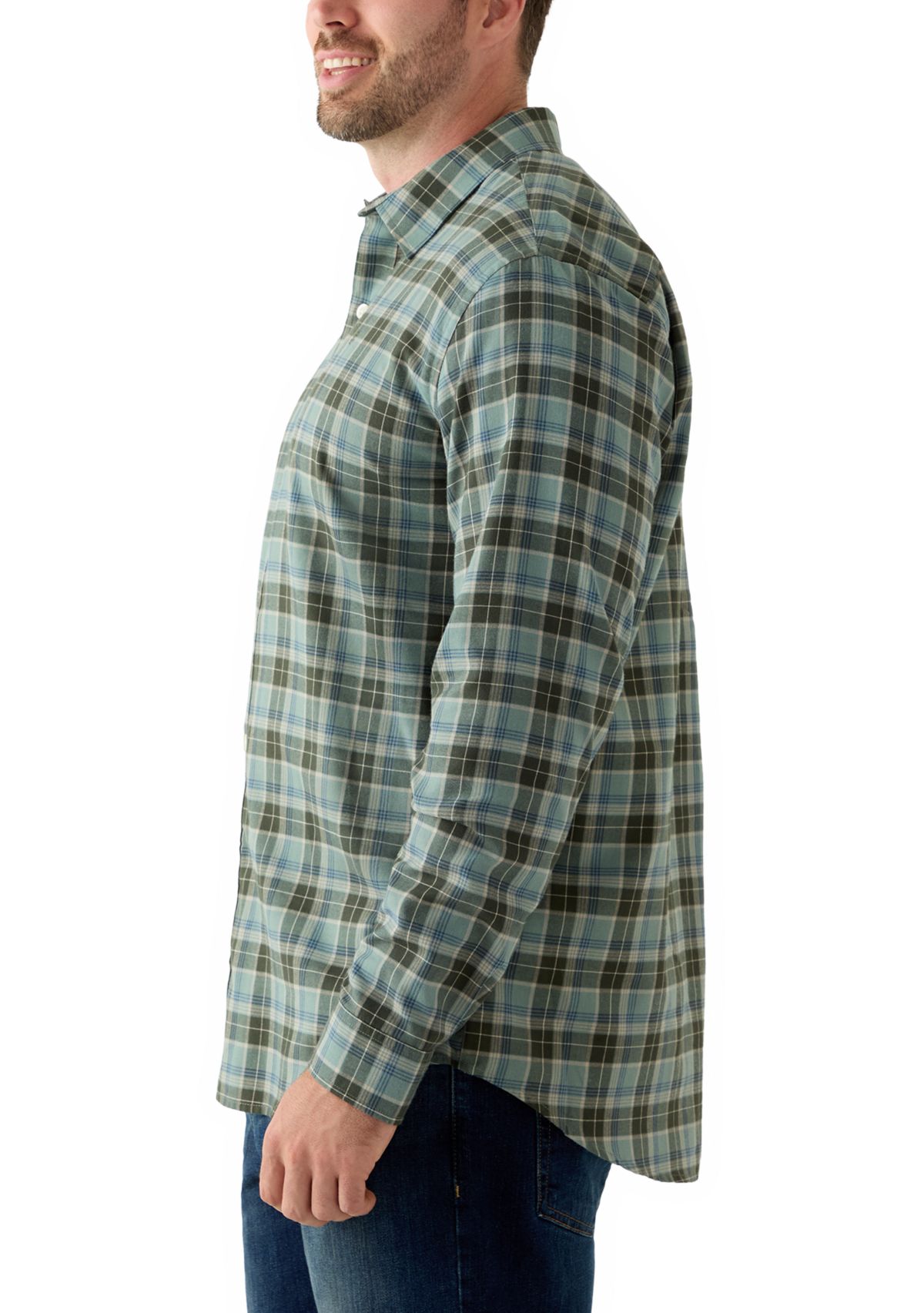 Big & Tall Lux Twill Button Down Shirt