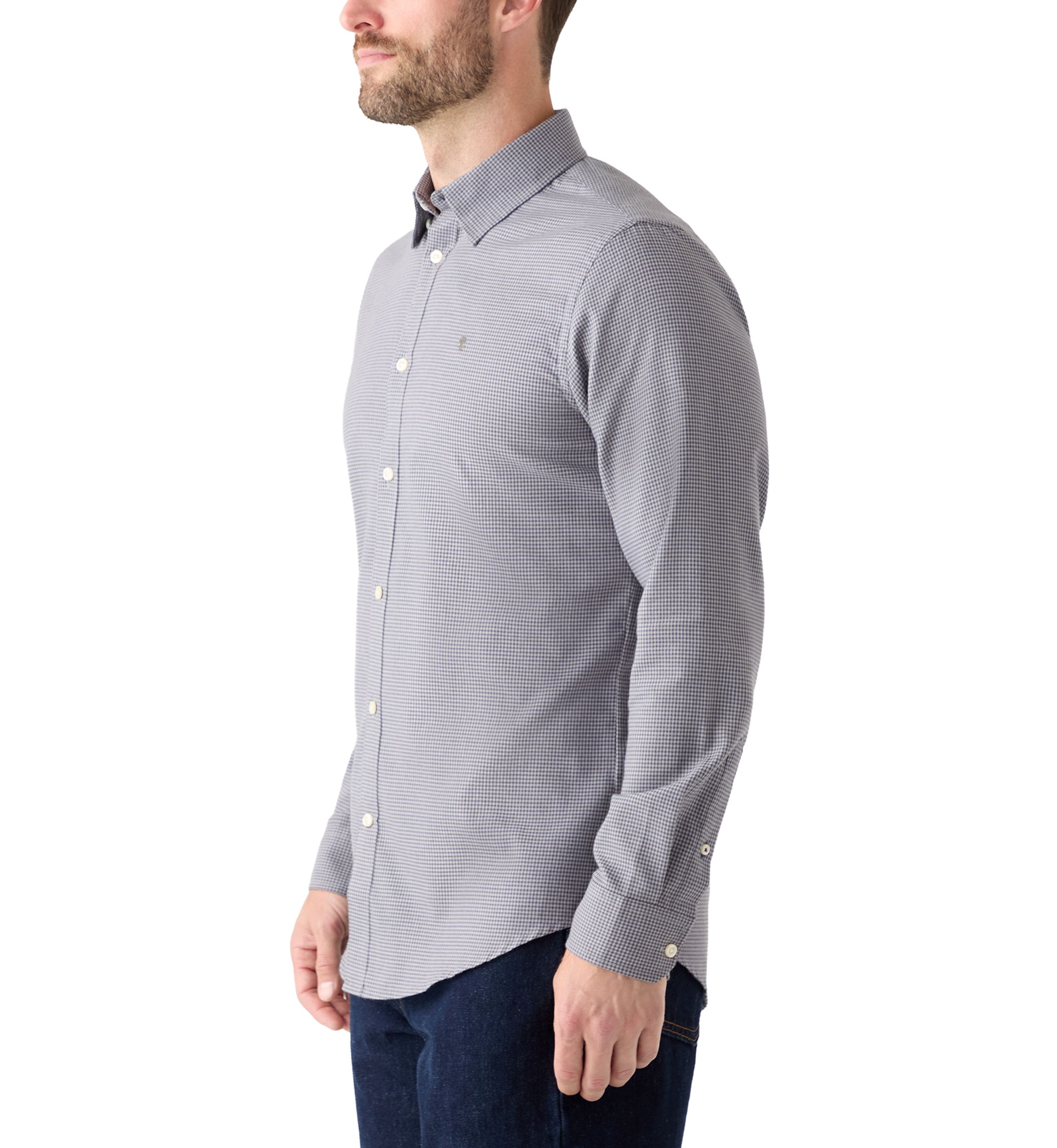 Lux Twill Casual Button Down Shirt