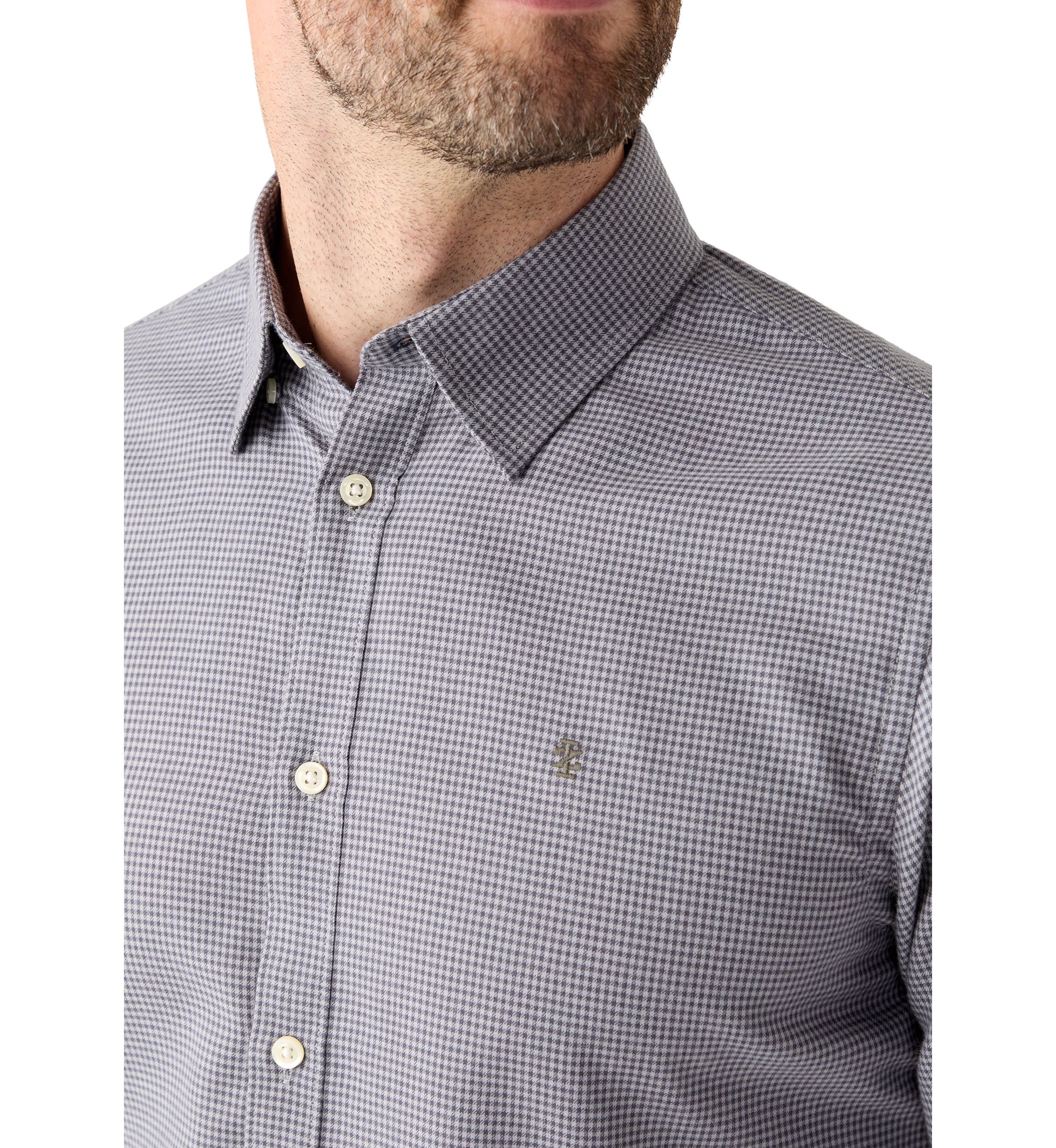 Lux Twill Casual Button Down Shirt