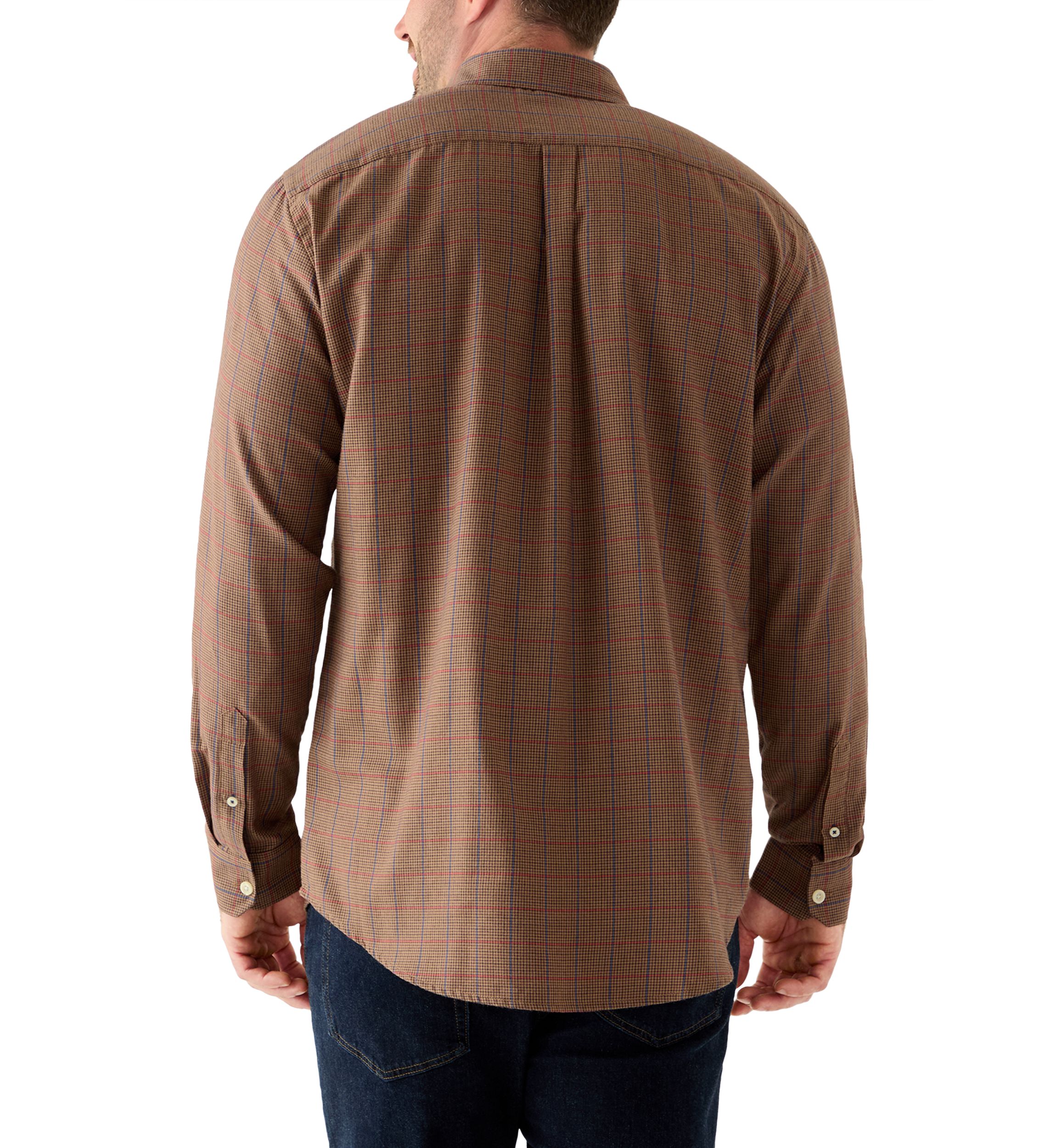 Big & Tall Lux Twill Long Sleeve Button Down Shirt