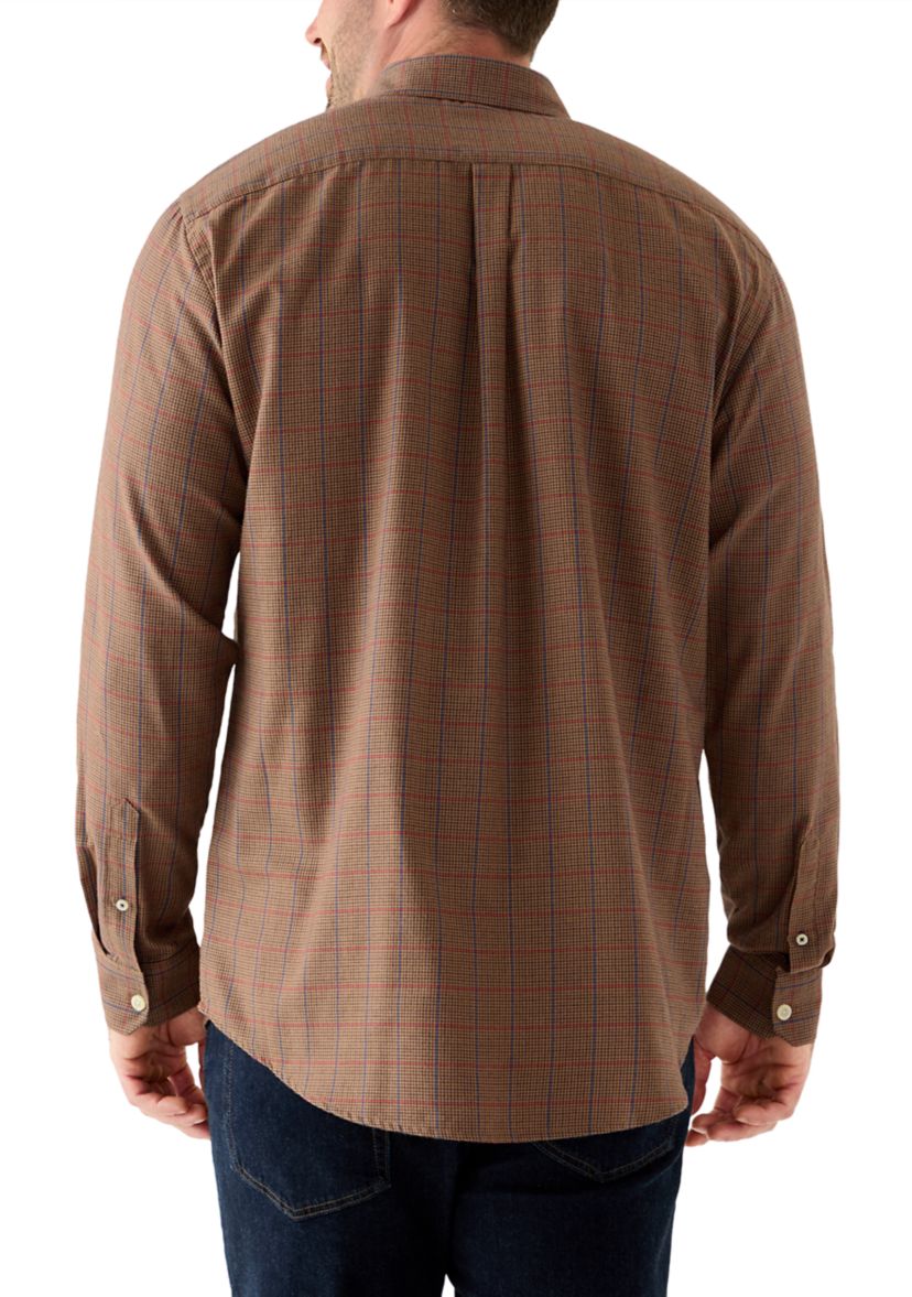 Big & Tall Lux Twill Long Sleeve Button Down Shirt