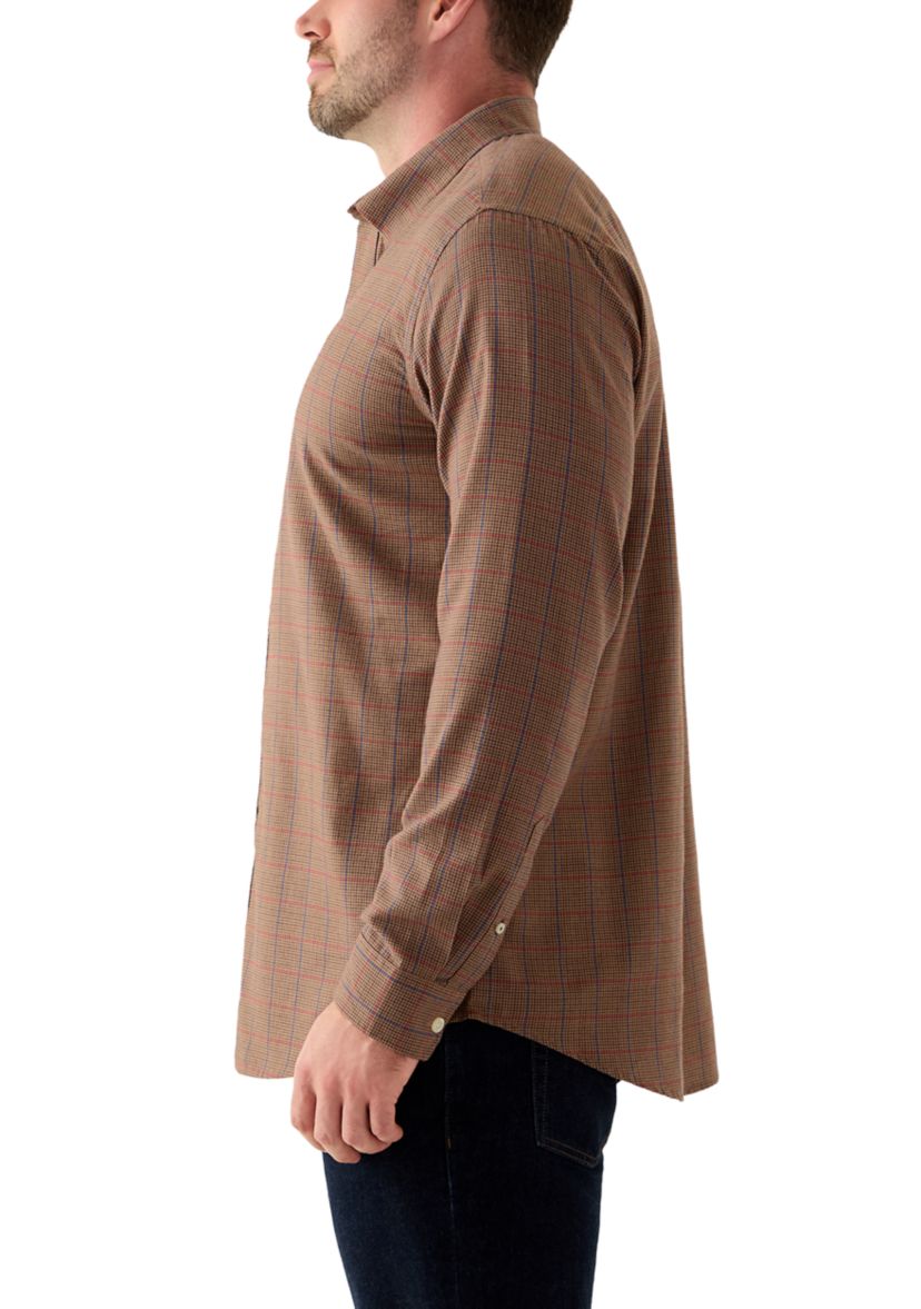 Big & Tall Lux Twill Long Sleeve Button Down Shirt