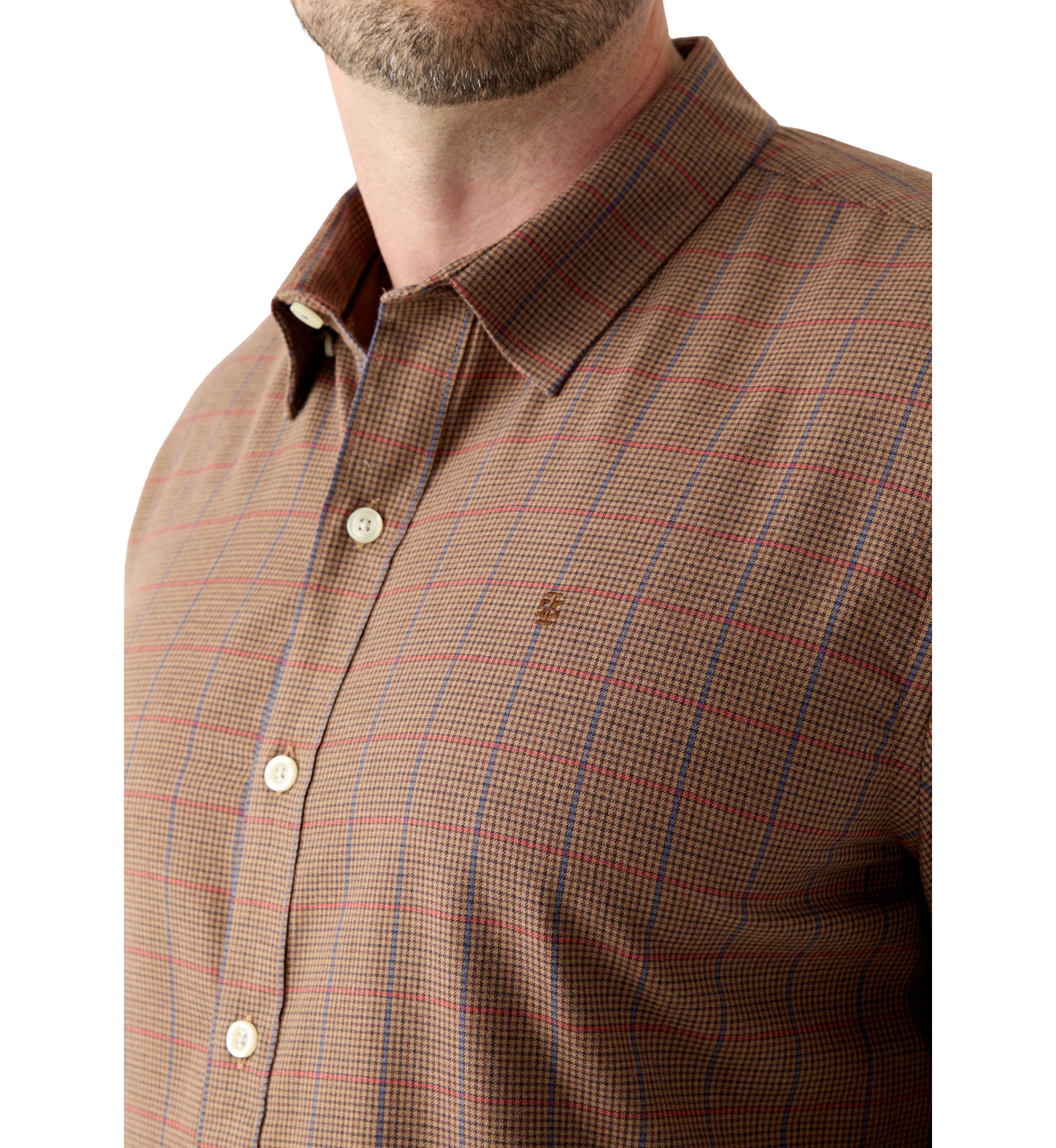 Big & Tall Lux Twill Long Sleeve Button Down Shirt