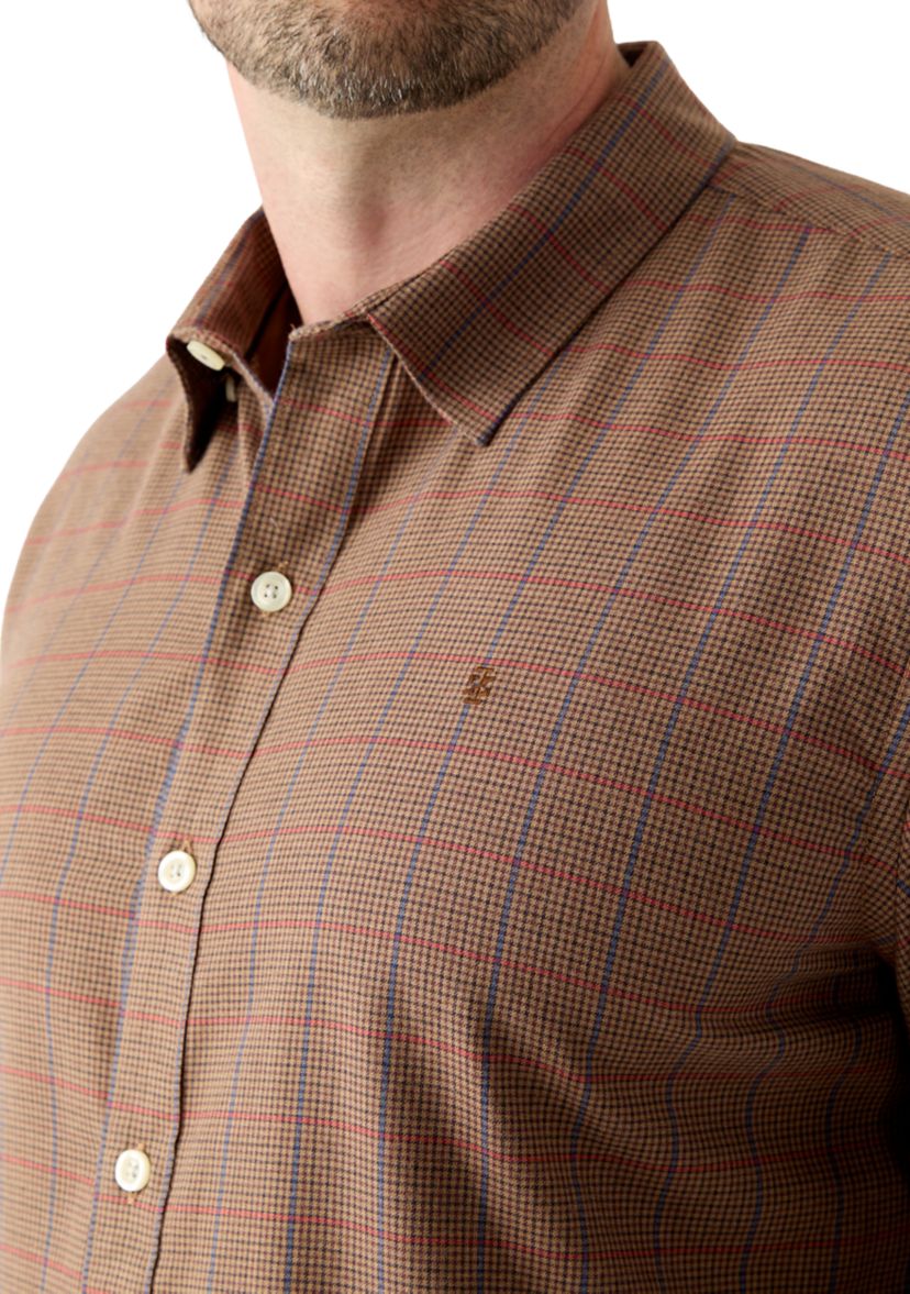 Big & Tall Lux Twill Long Sleeve Button Down Shirt