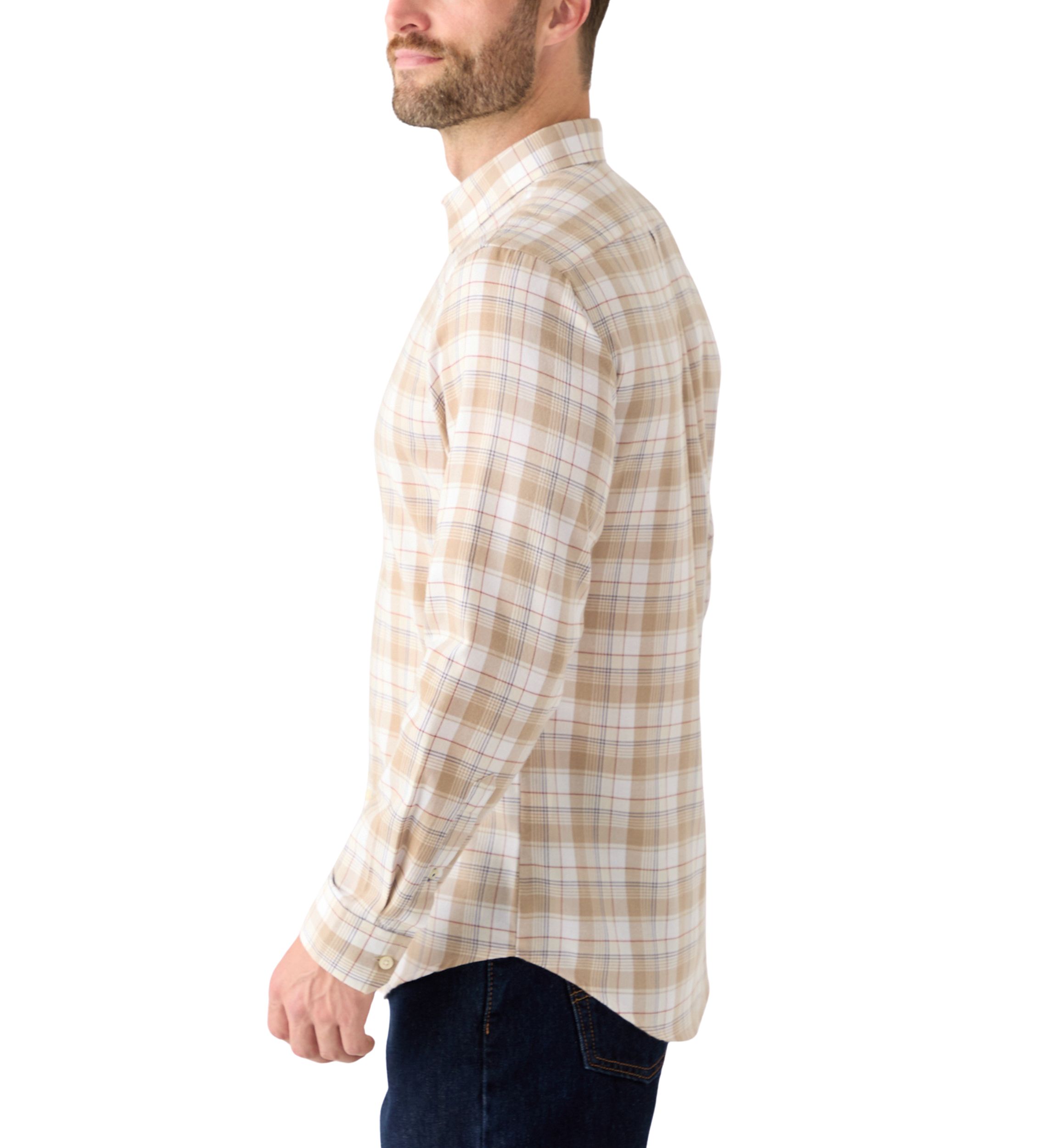 Mens Lux Twill Flannel Shirt