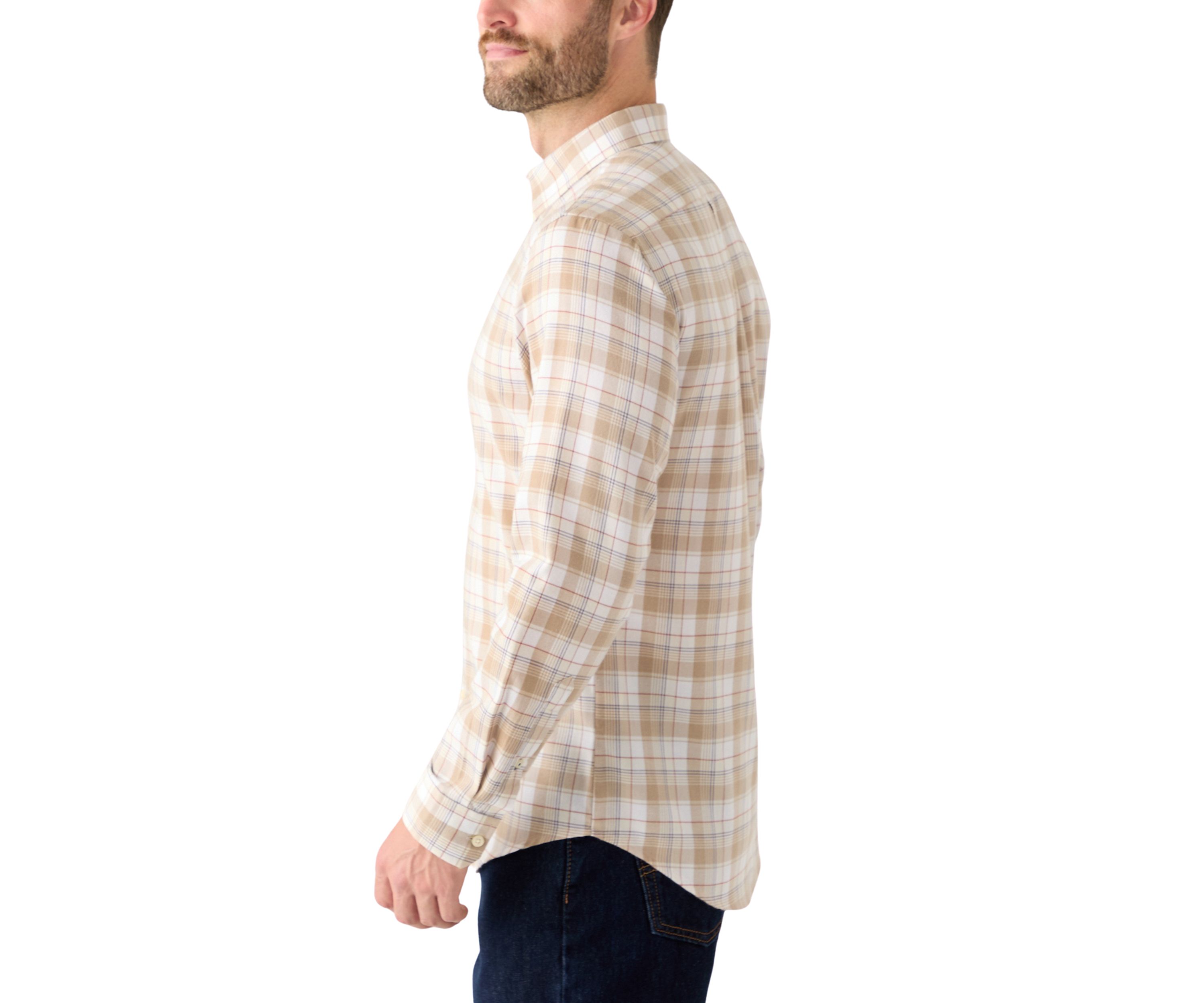 Mens Lux Twill Flannel Shirt