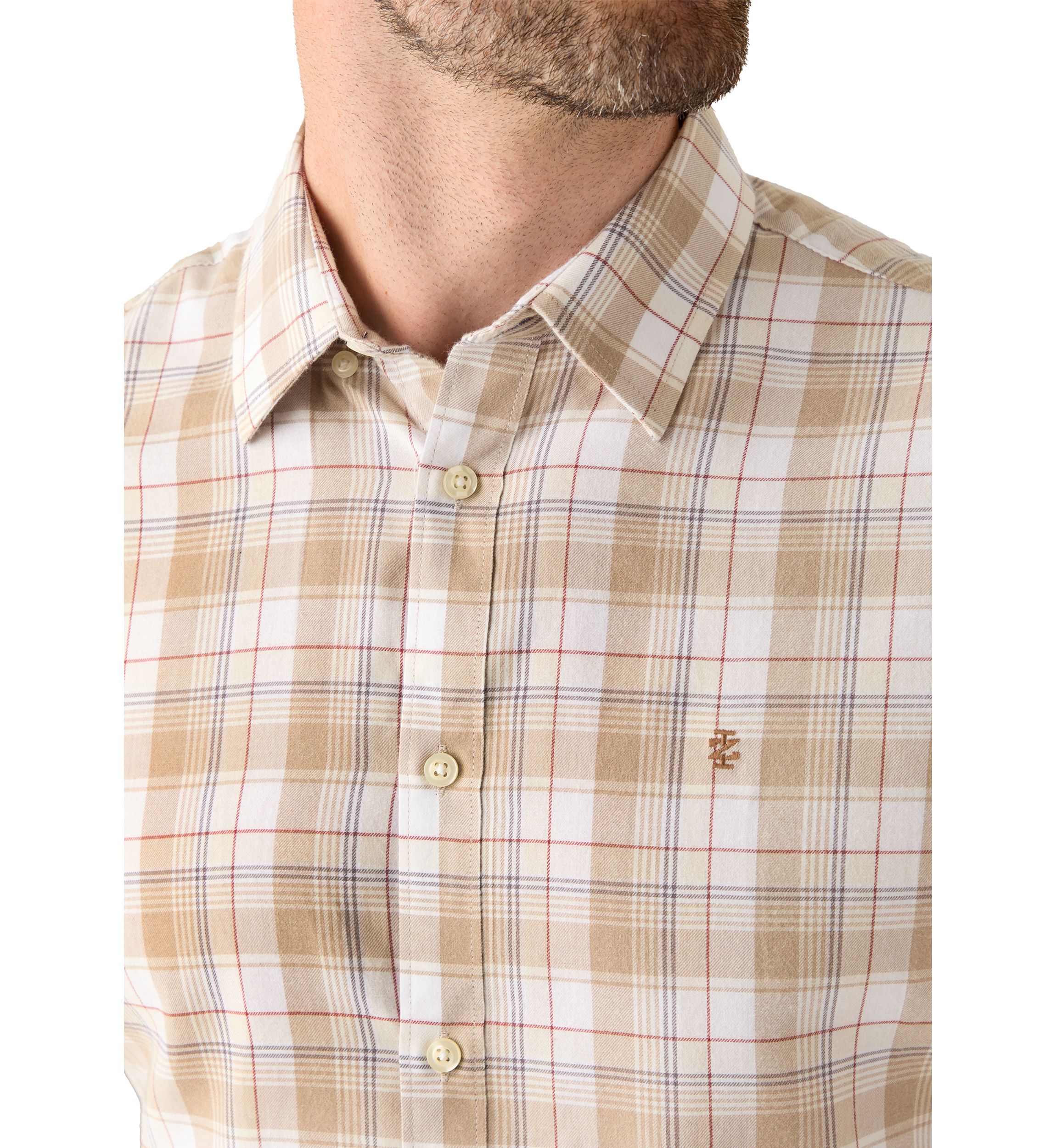 Mens Lux Twill Flannel Shirt