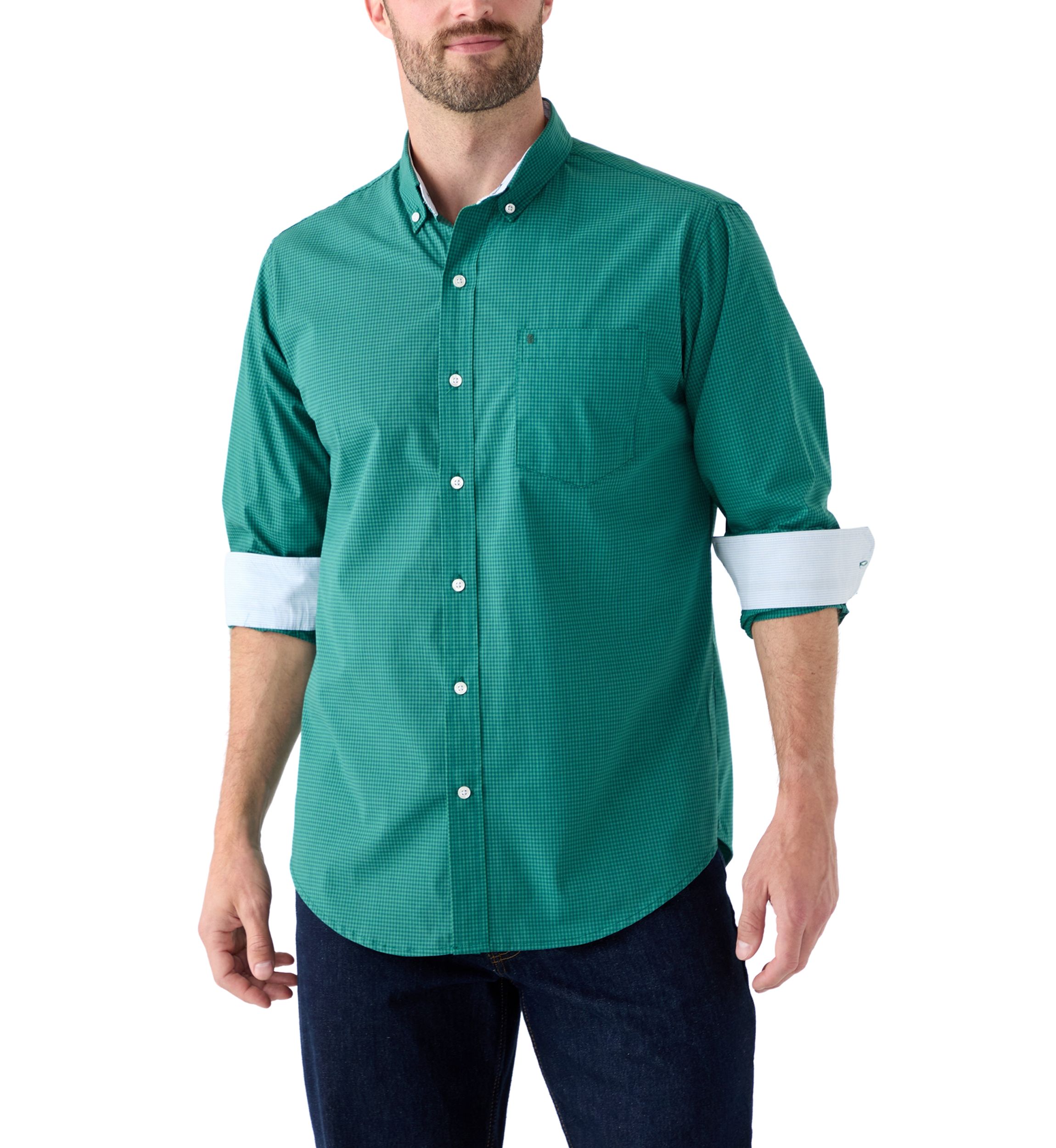 Performance Comfort Woven Gingham Shirt