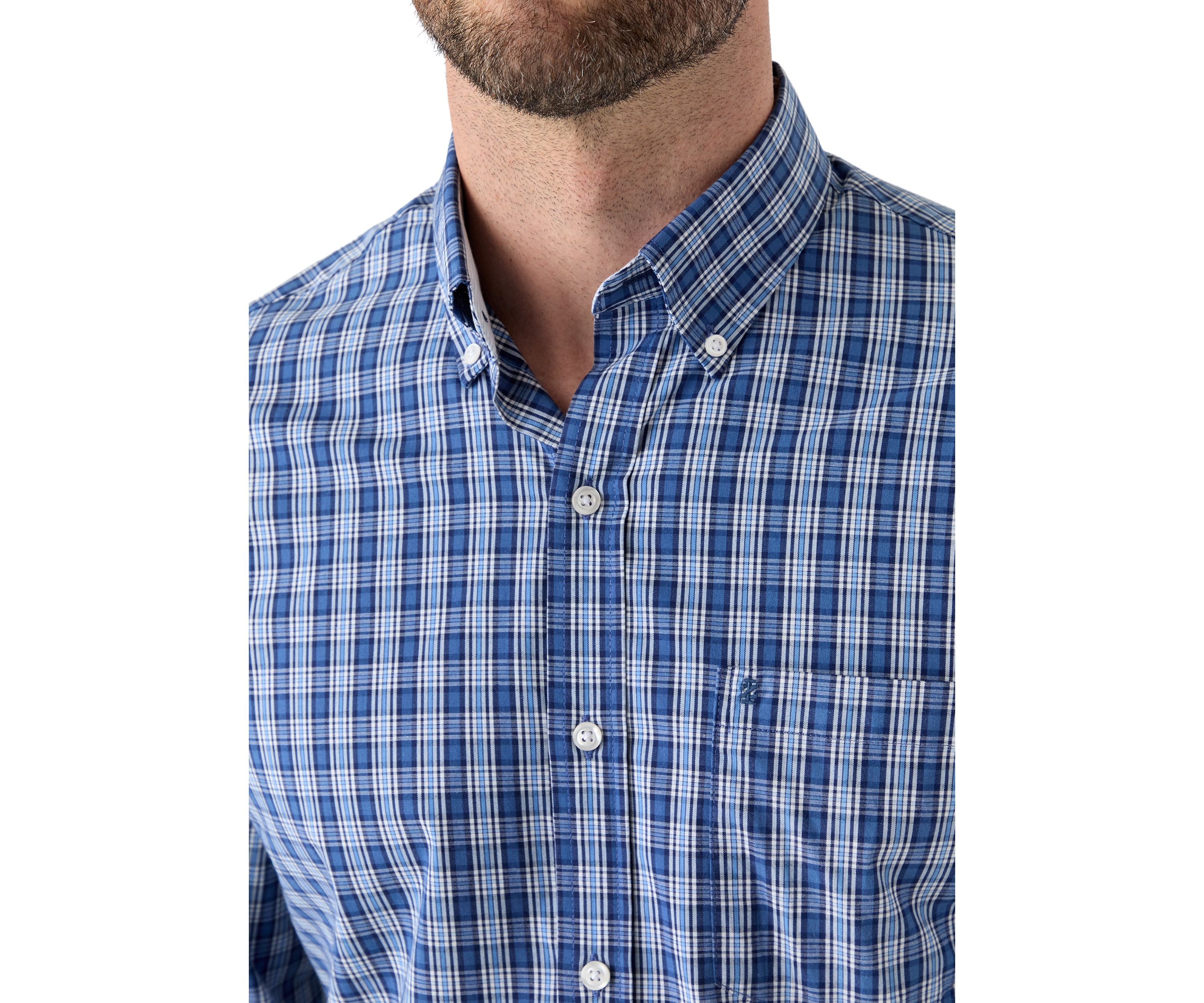 Long Sleeve Plaid Button Down Shirt
