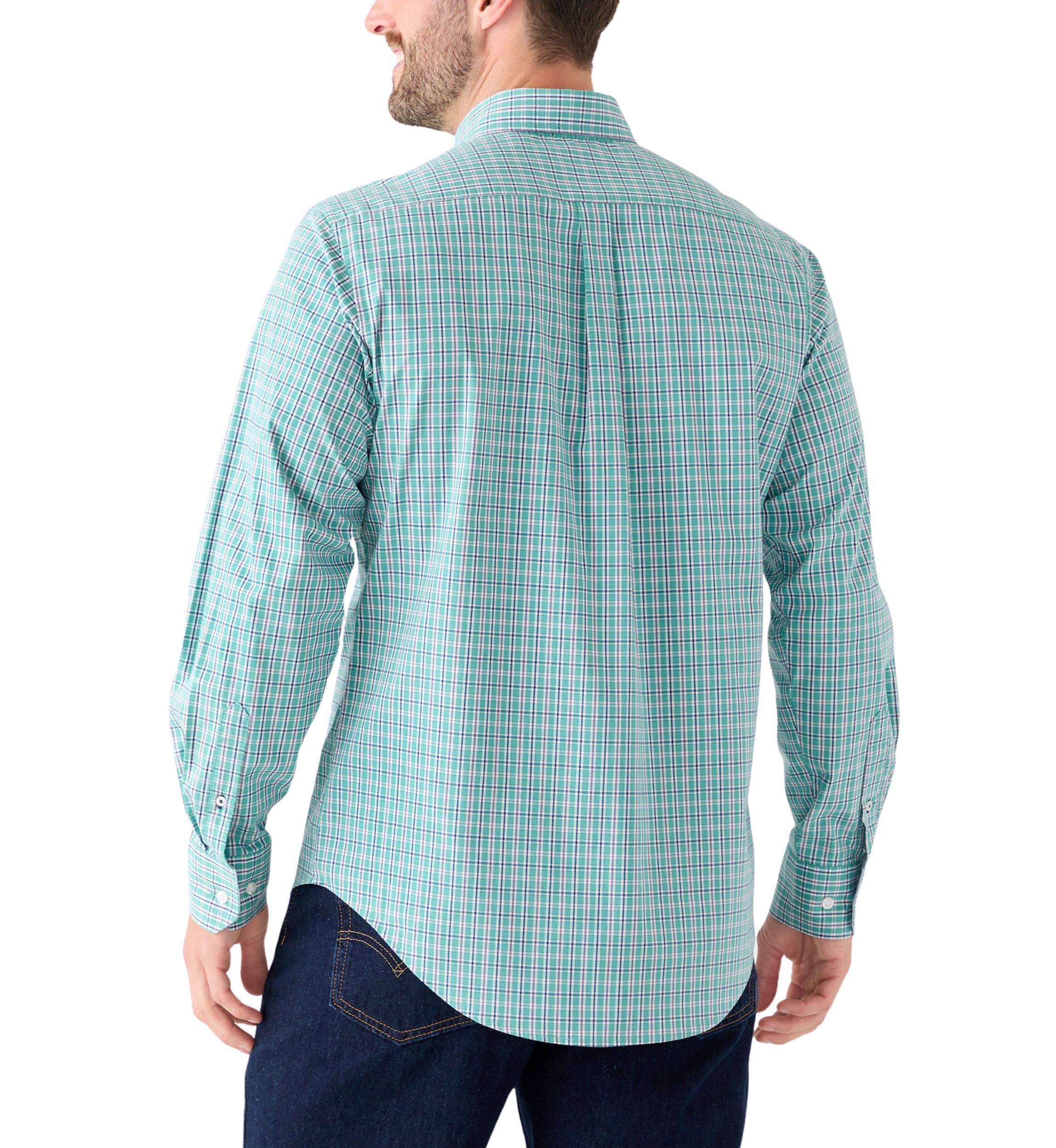  Long Sleeve Plaid Button Down Shirt 