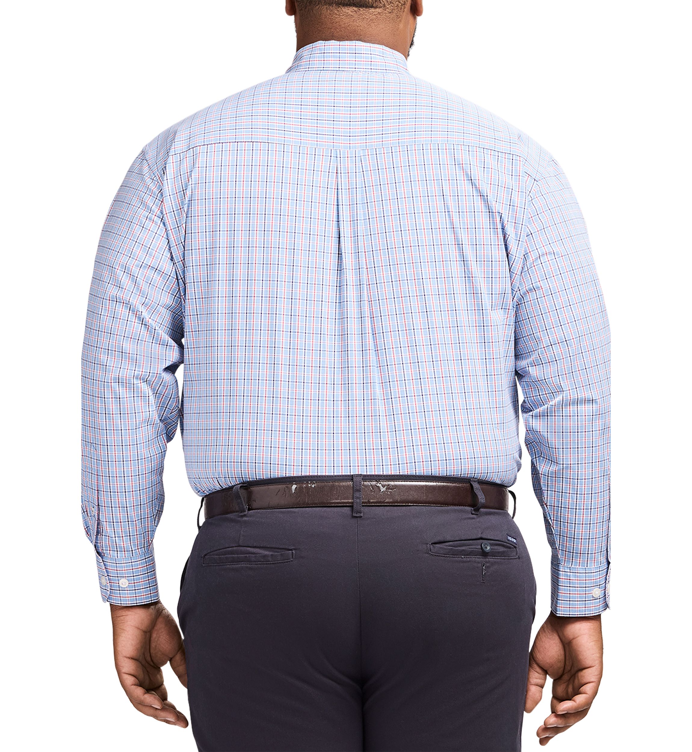 Big & Tall Long Sleeve Performance Comfort Woven Shirt