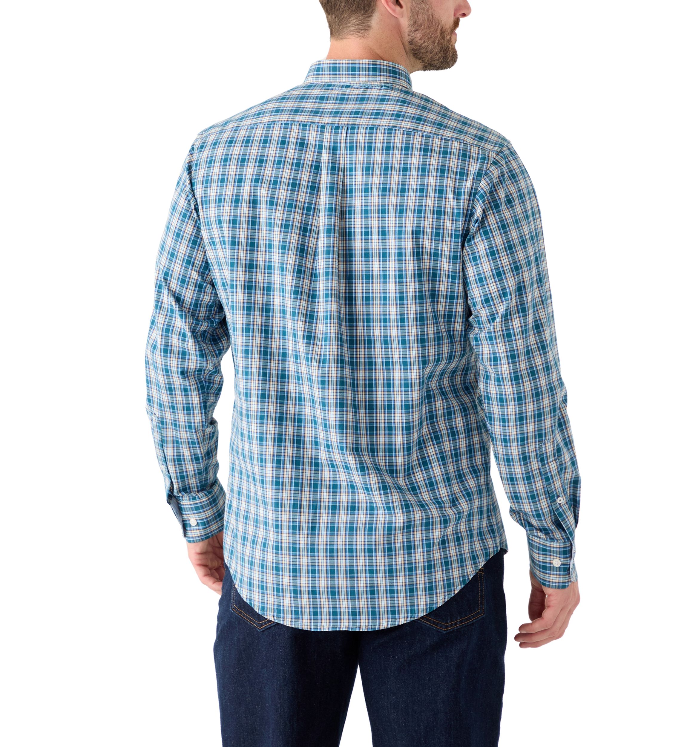 Dark Colored Plaid Shirt