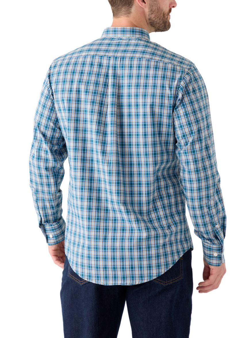 Dark Colored Plaid Shirt