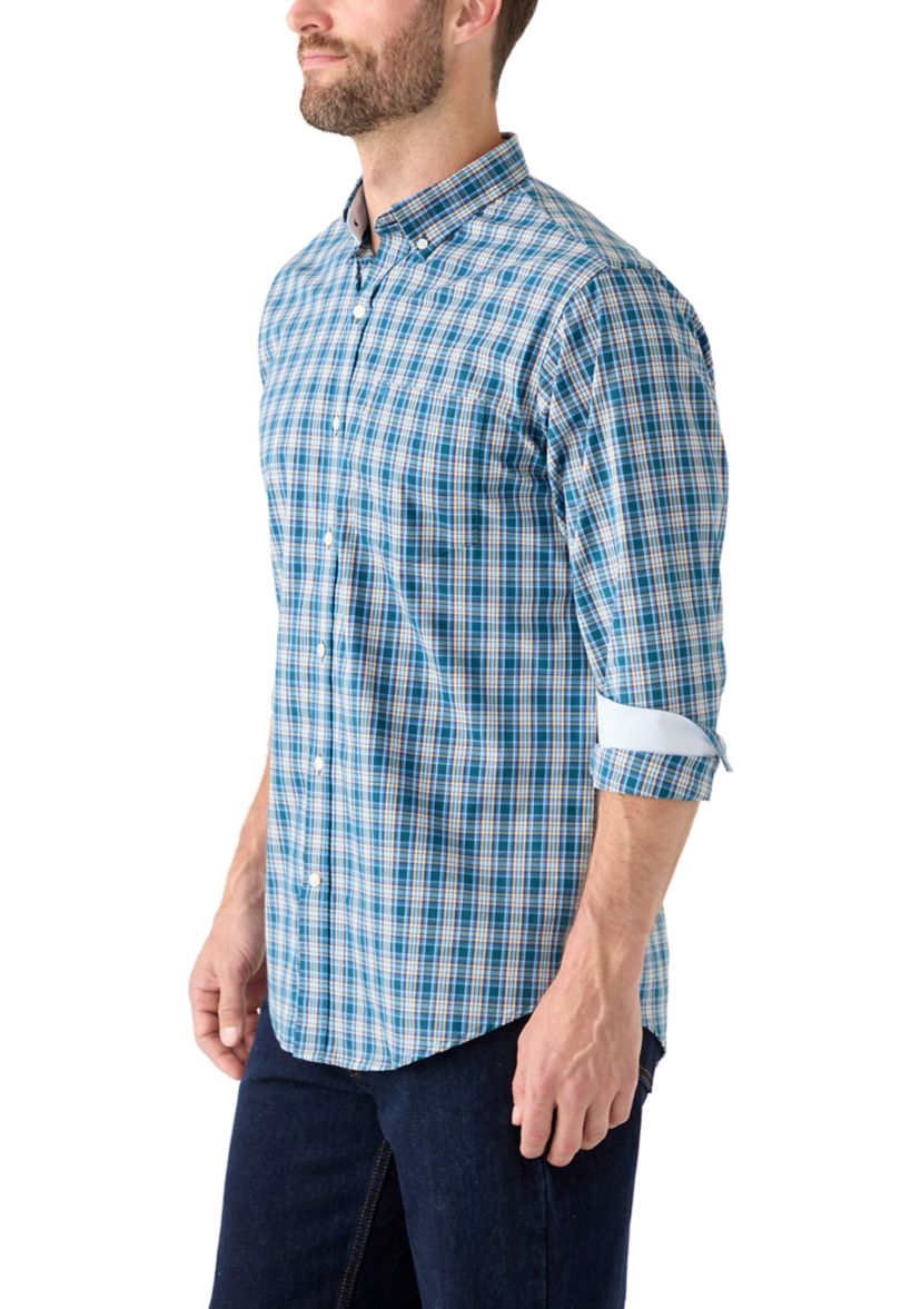 Dark Colored Plaid Shirt