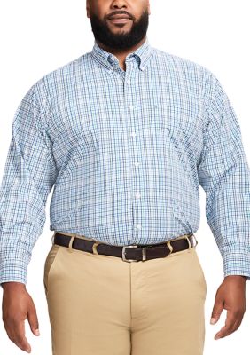 IZOD Big & Tall Long Sleeve Performance Comfort Woven Shirt | Belk