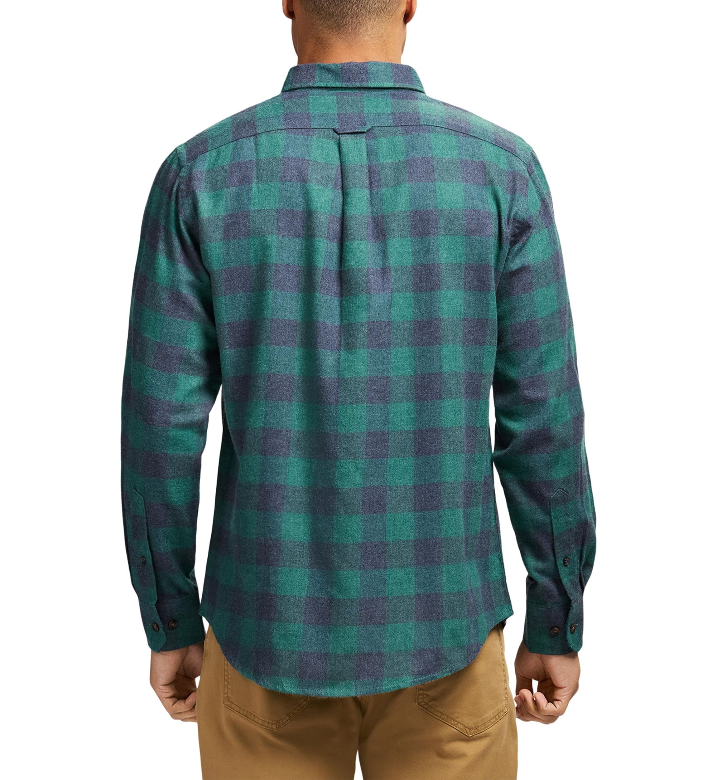 Stratton Flannel Long Sleeve Button Down Shirt