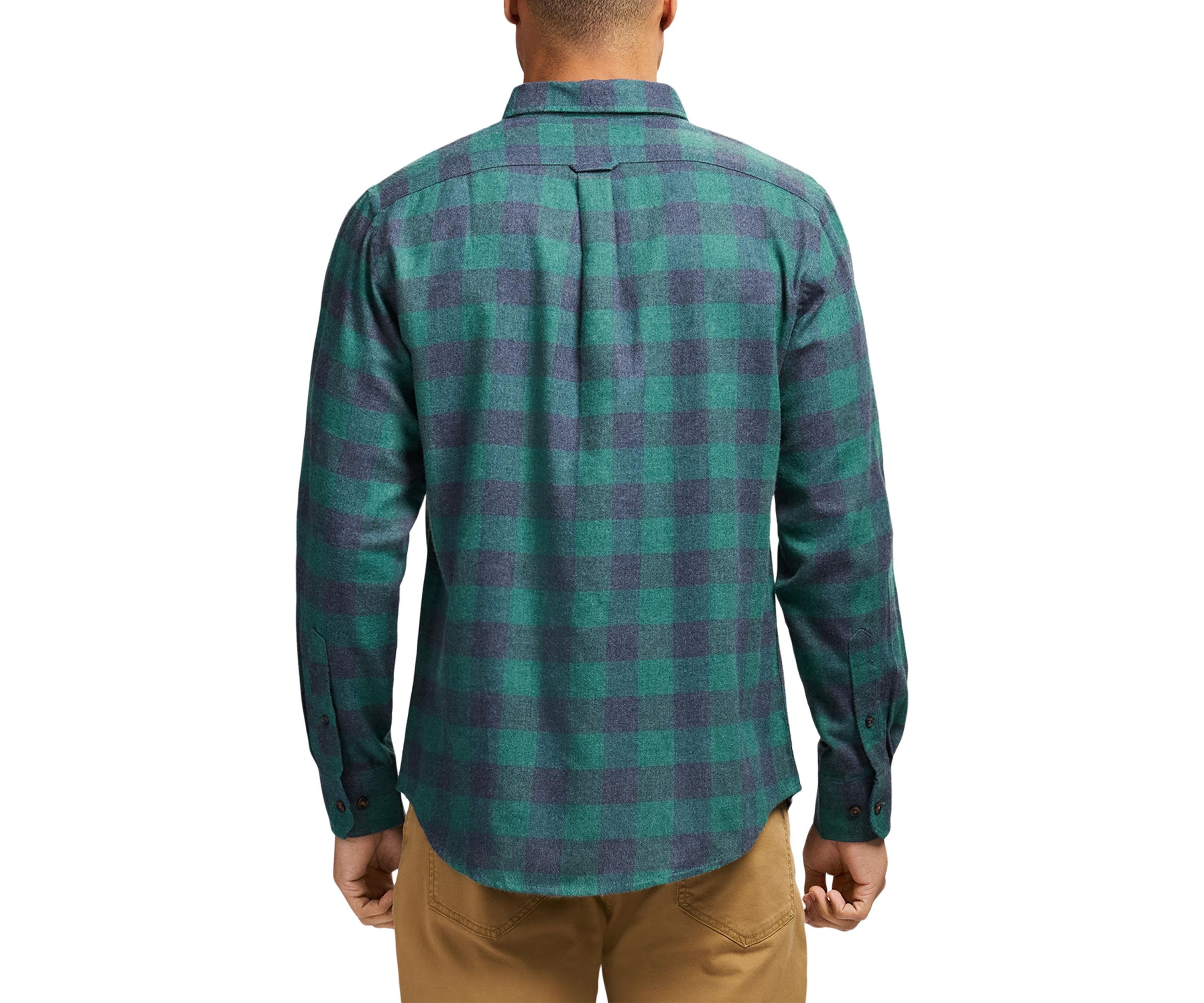 Stratton Flannel Long Sleeve Button Down Shirt