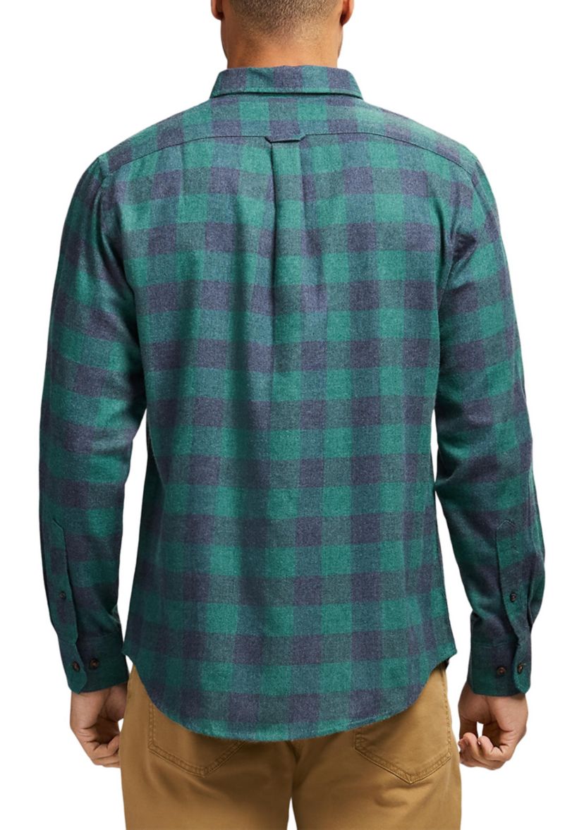 Stratton Flannel Long Sleeve Button Down Shirt