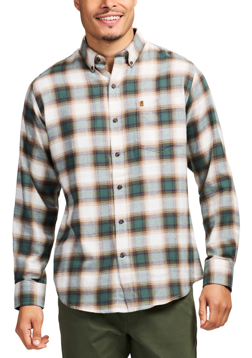 Stratton Flannel Long Sleeve Button Down Shirt
