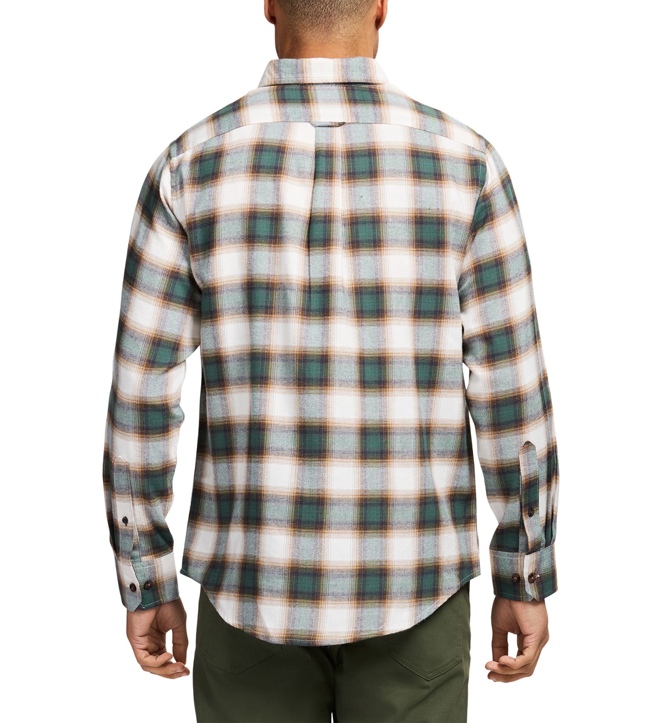 Stratton Flannel Long Sleeve Button Down Shirt
