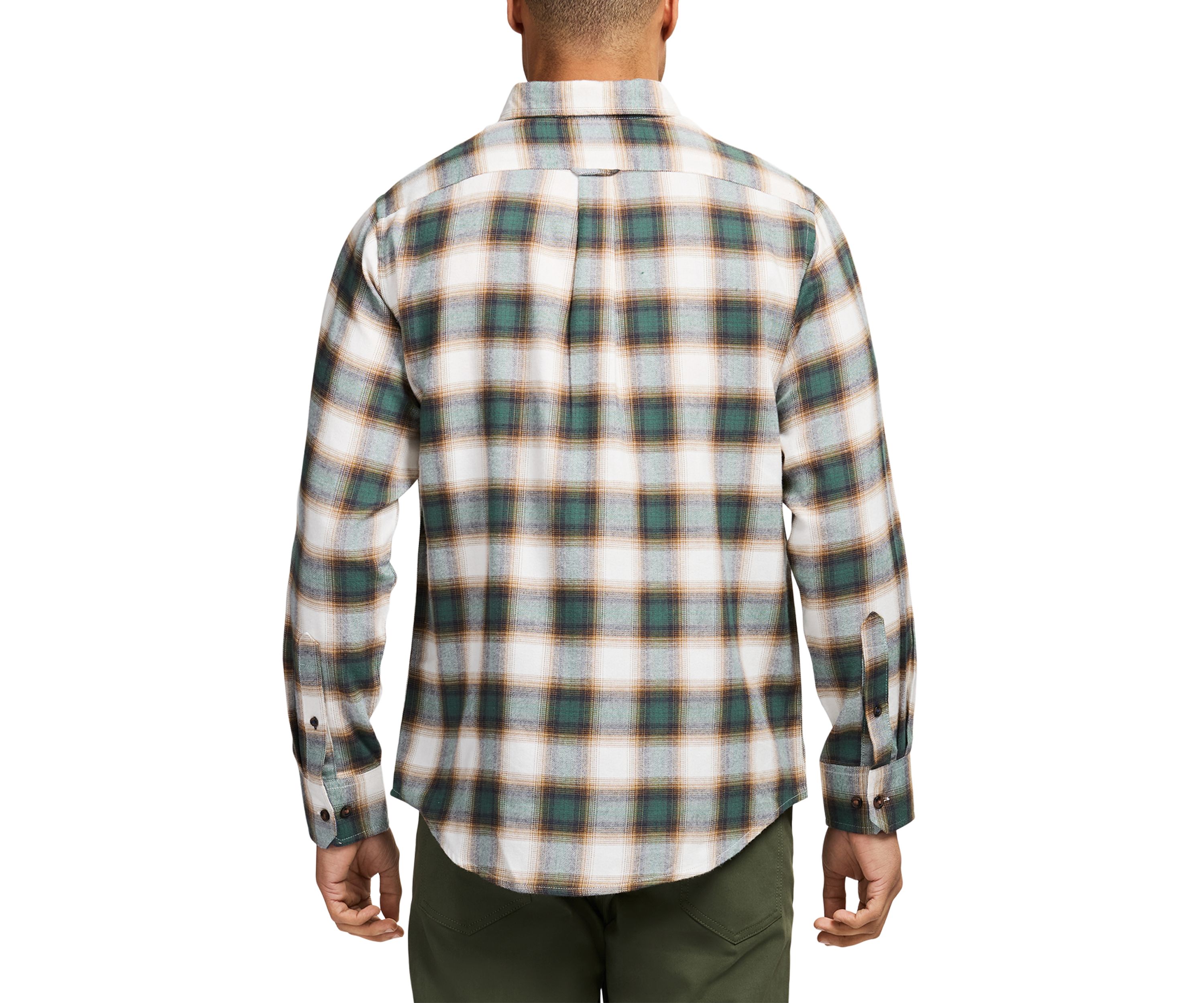 Stratton Flannel Long Sleeve Button Down Shirt