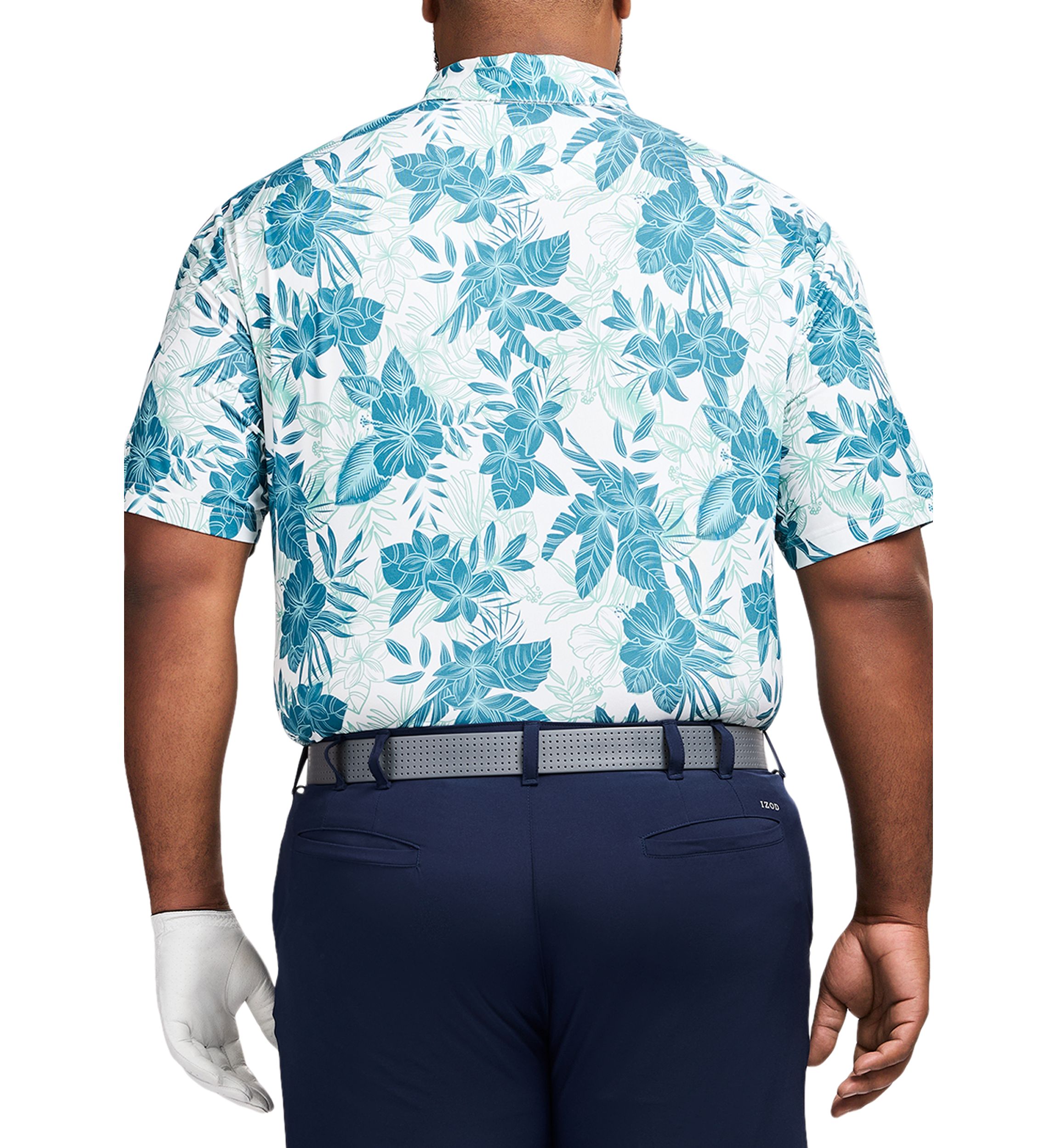 Big & Tall Swingflex Elite Printed Golf Polo Shirt