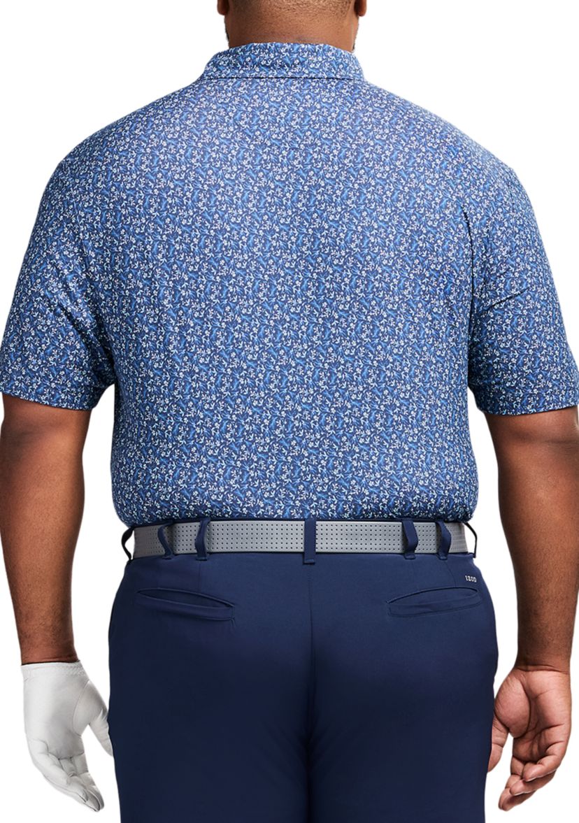 Big & Tall SwingFlex Elite Printed Polo Shirt 