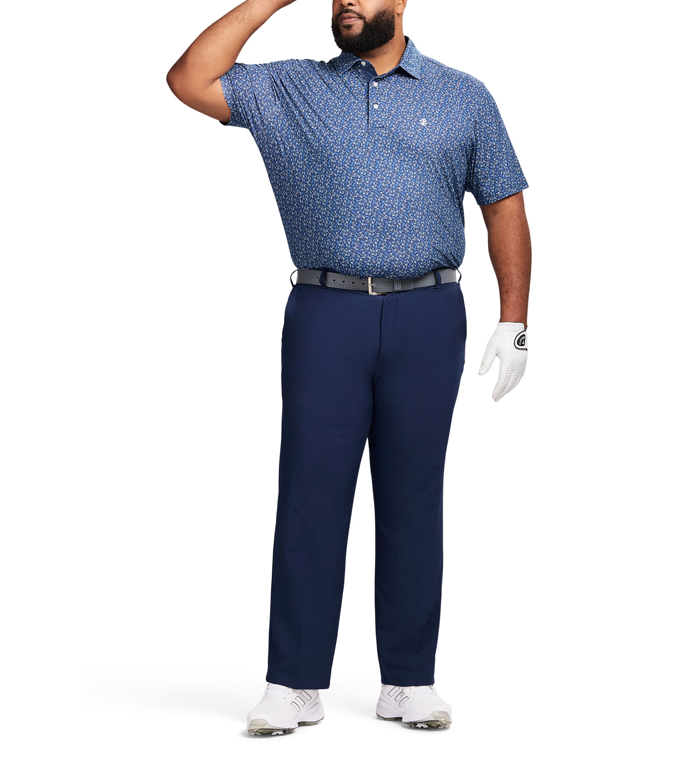 Big & Tall SwingFlex Elite Printed Polo Shirt 