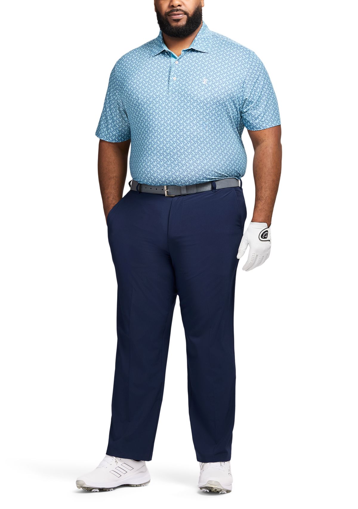 Big & Tall  SwingFlex Elite Printed Polo Shirt 