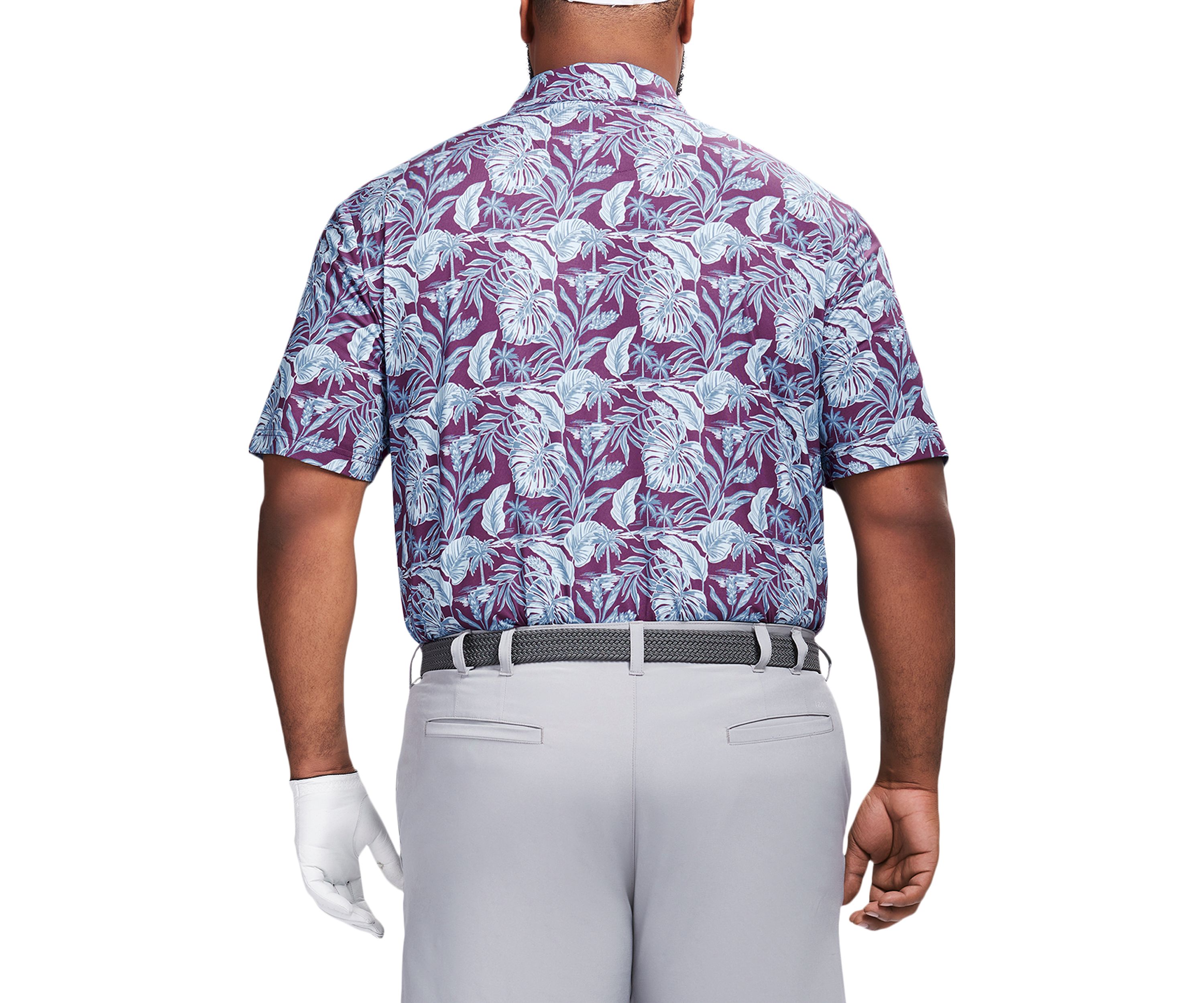 Big & Tall Golf Swingflex Elite Printed Polo
