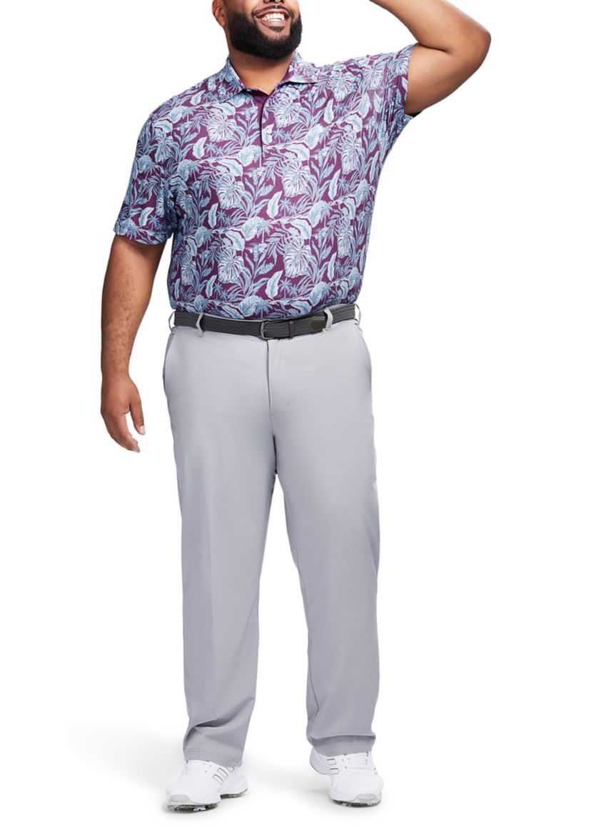 Big & Tall Golf Swingflex Elite Printed Polo