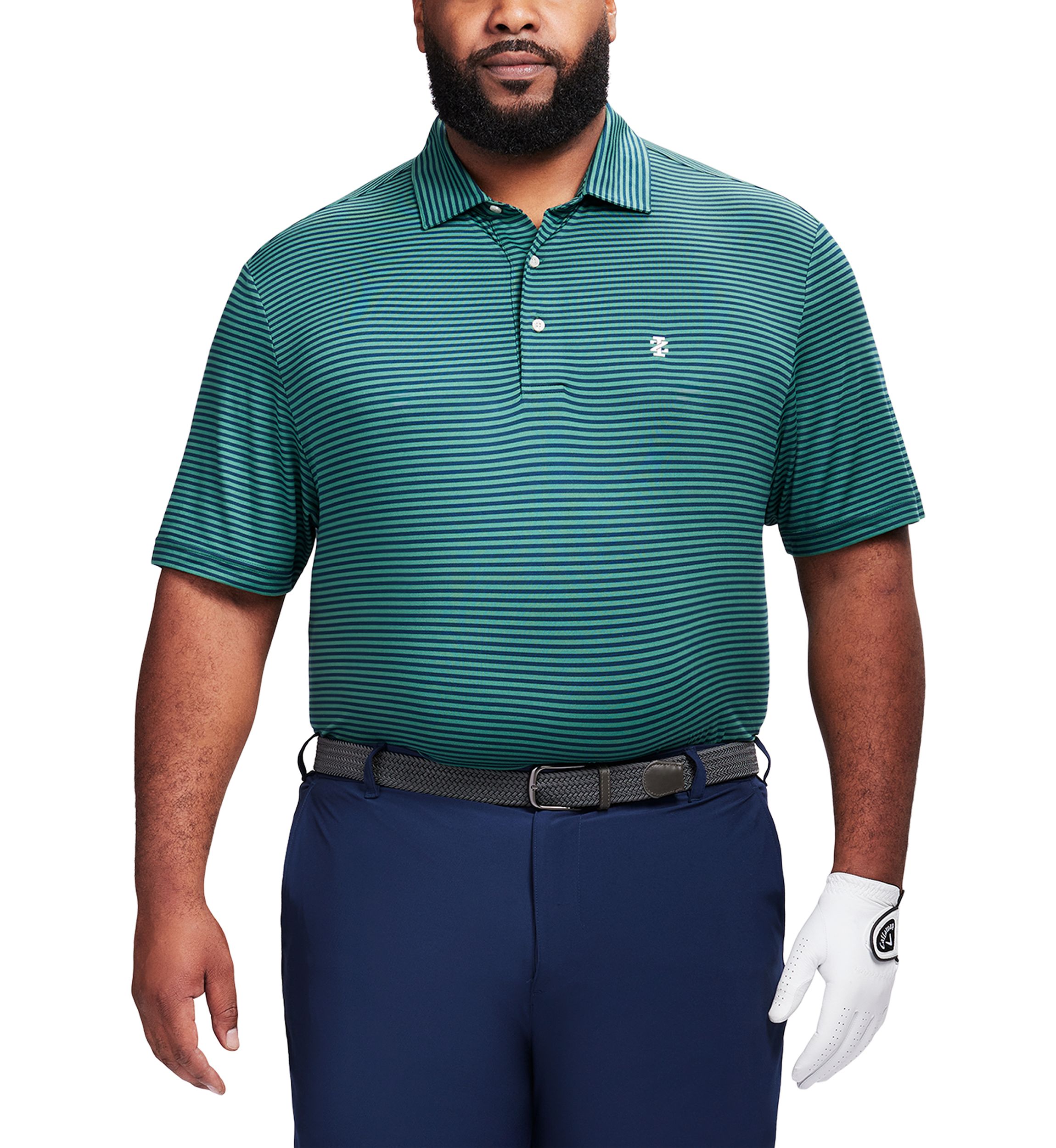 Big & Tall Golf Swingflex Elite Printed Polo Shirt 
