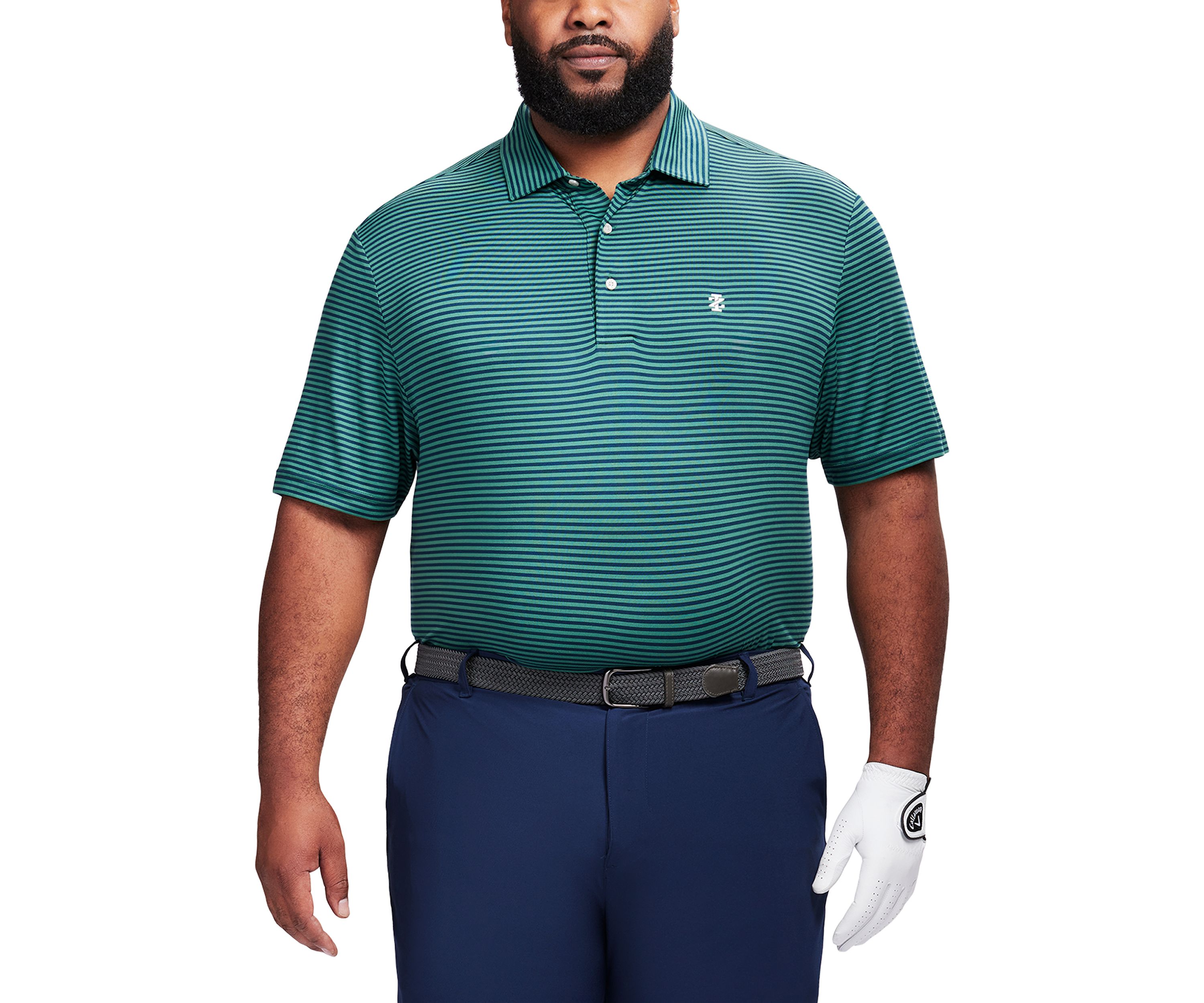 Big & Tall Golf Swingflex Elite Printed Polo Shirt 