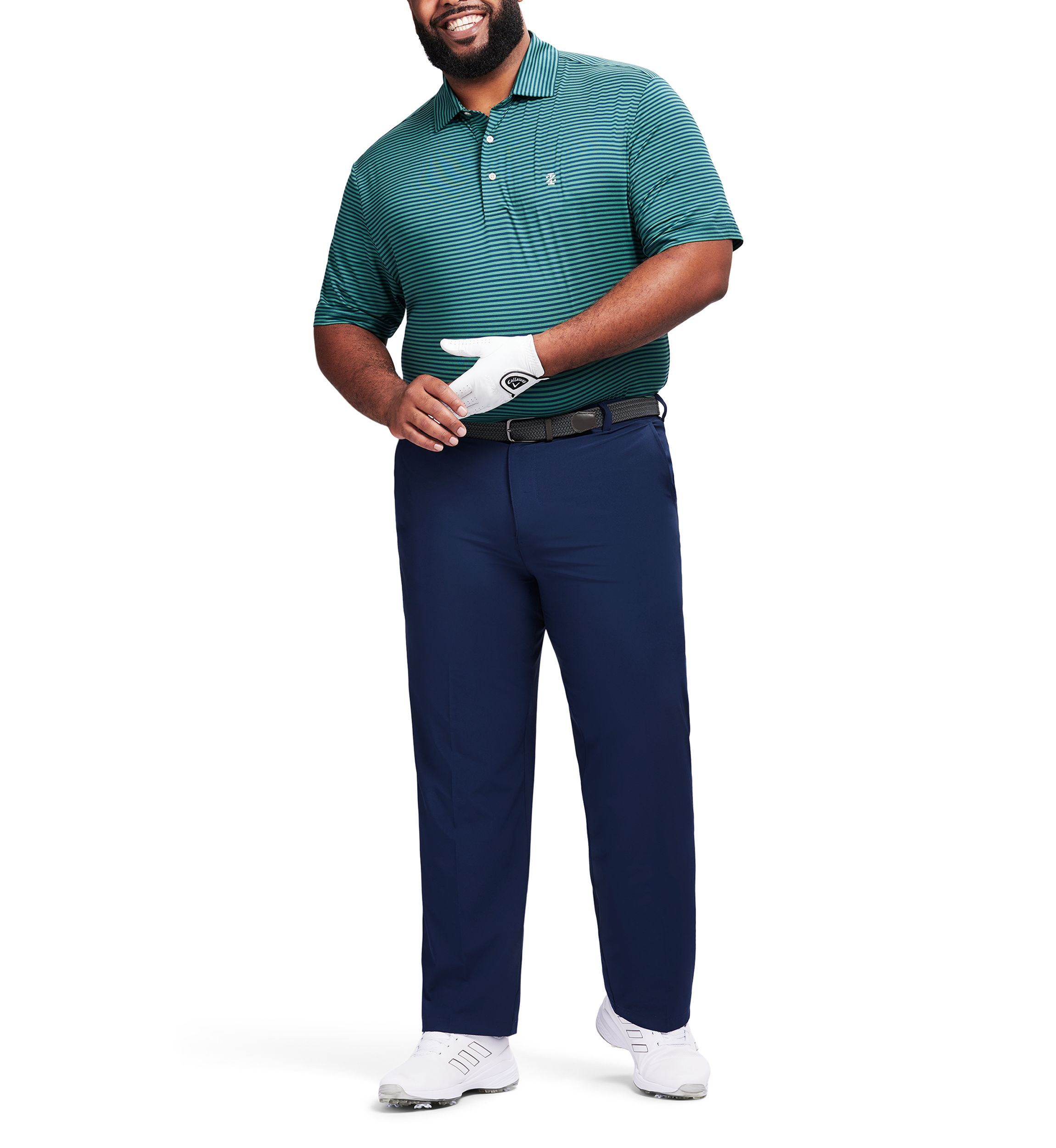 Big & Tall Golf Swingflex Elite Printed Polo Shirt 