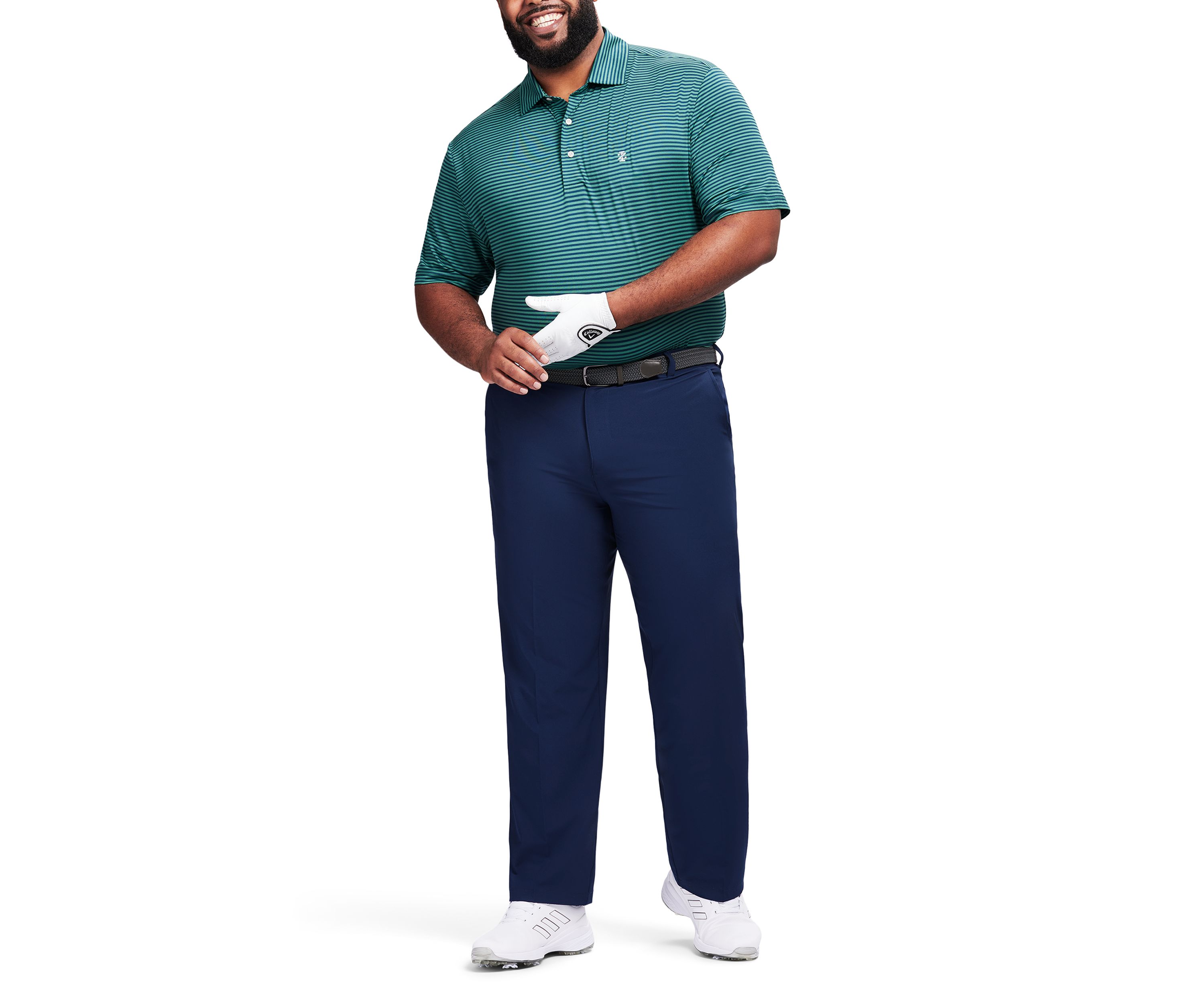 Big & Tall Golf Swingflex Elite Printed Polo Shirt 