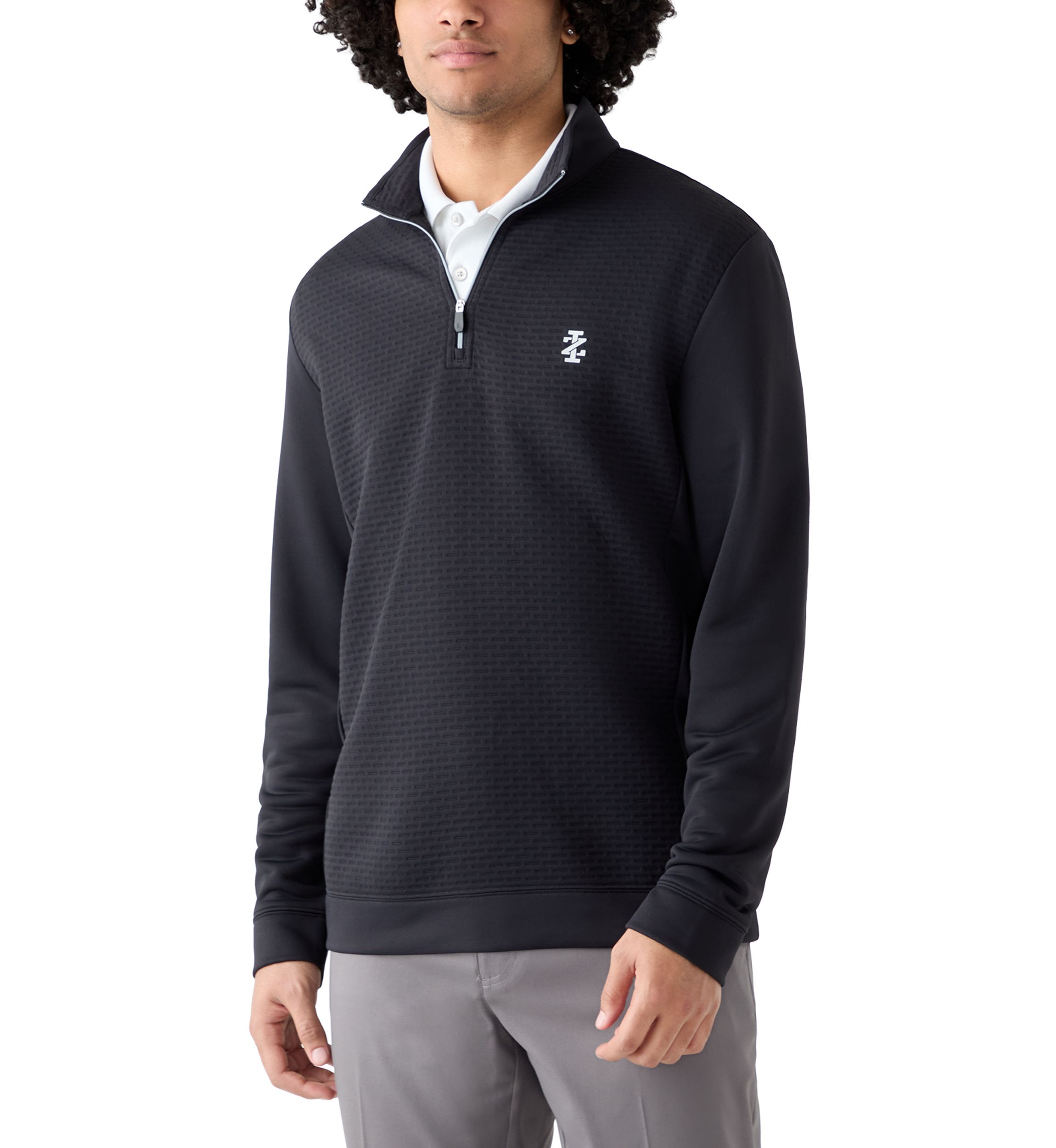 Mens Hydrashield Quarter-Zip Fleece Pullover