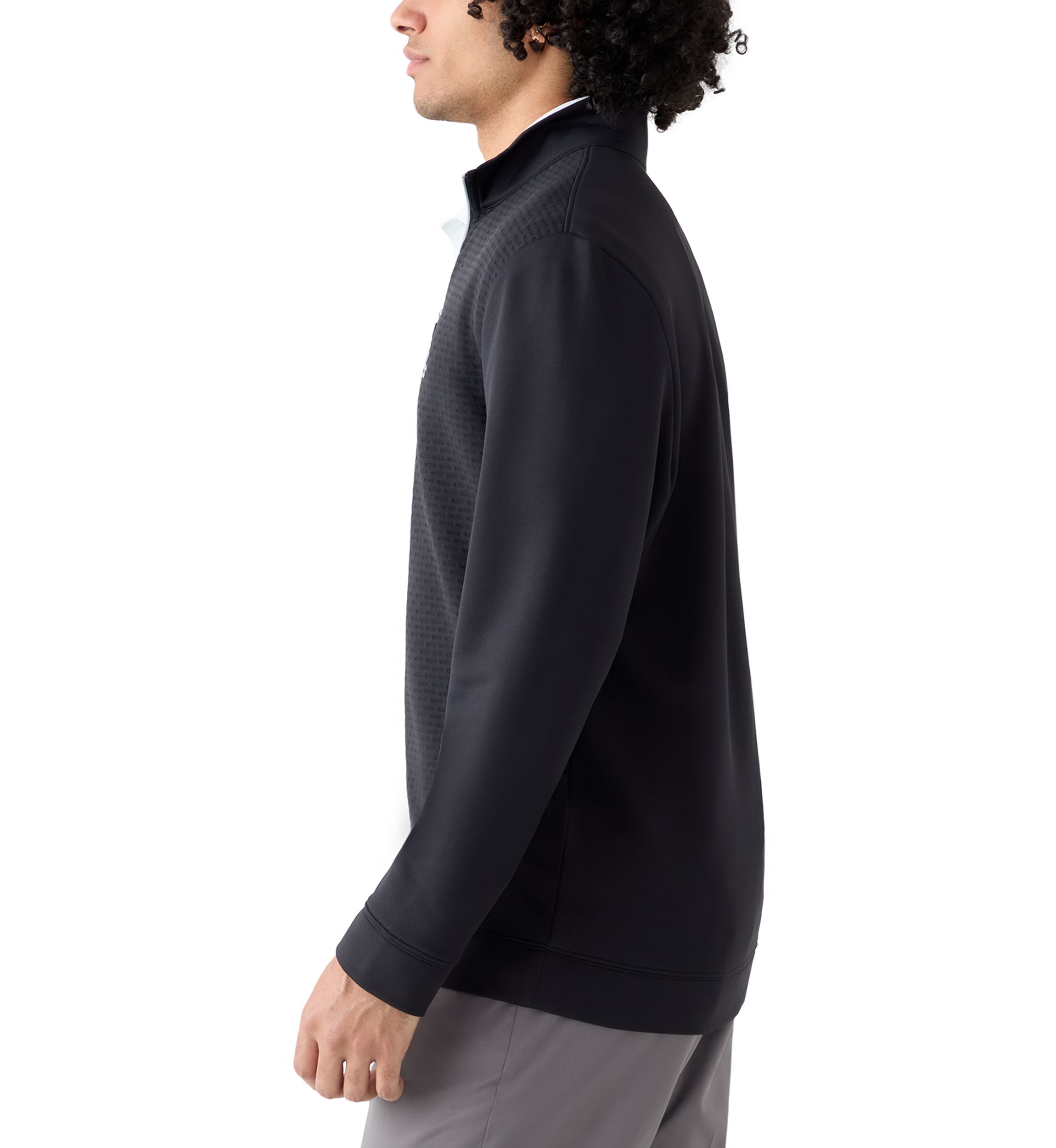 Mens Hydrashield Quarter-Zip Fleece Pullover