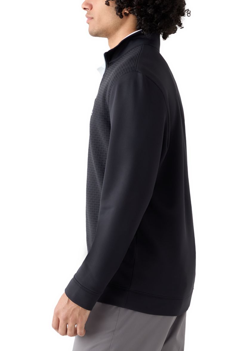Mens Hydrashield Quarter-Zip Fleece Pullover