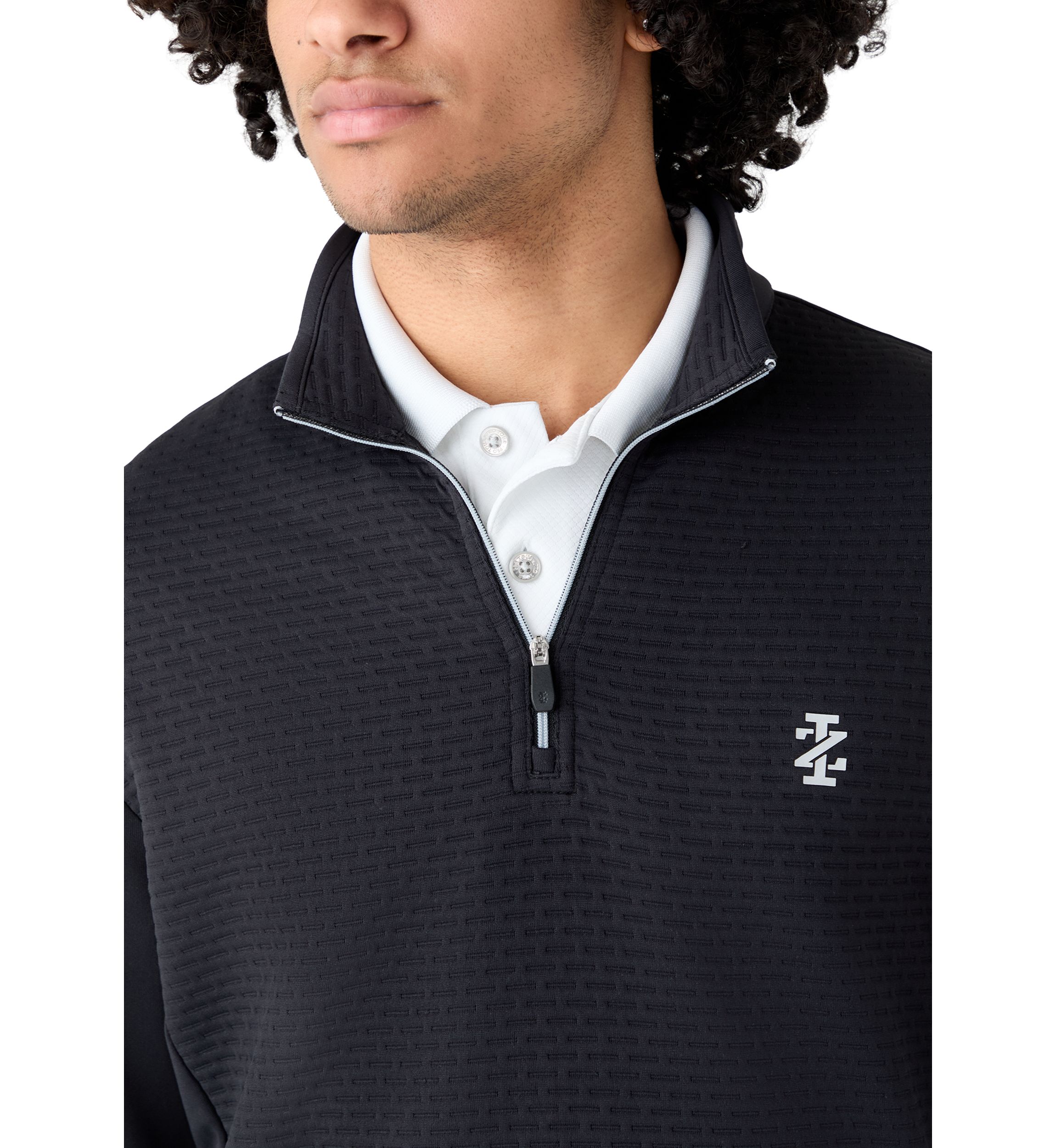 Mens Hydrashield Quarter-Zip Fleece Pullover