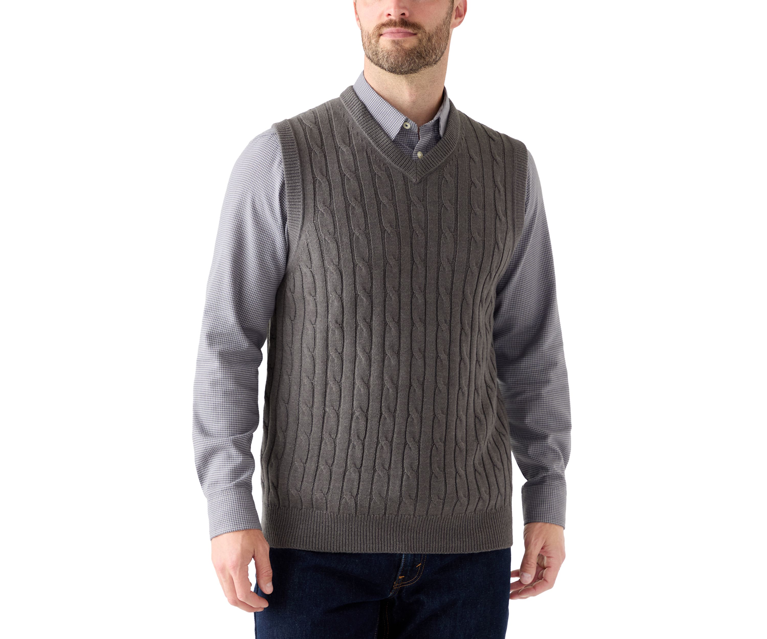 Cable Sweater Vest