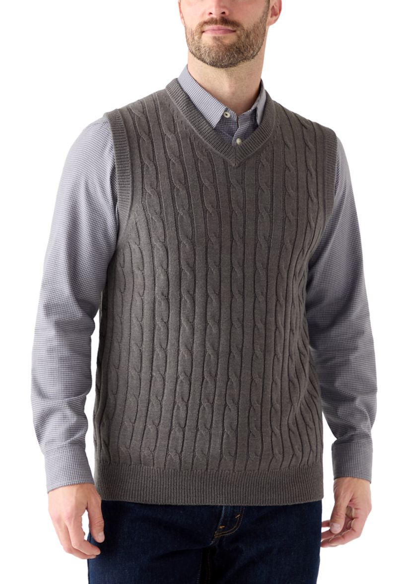 Cable Sweater Vest