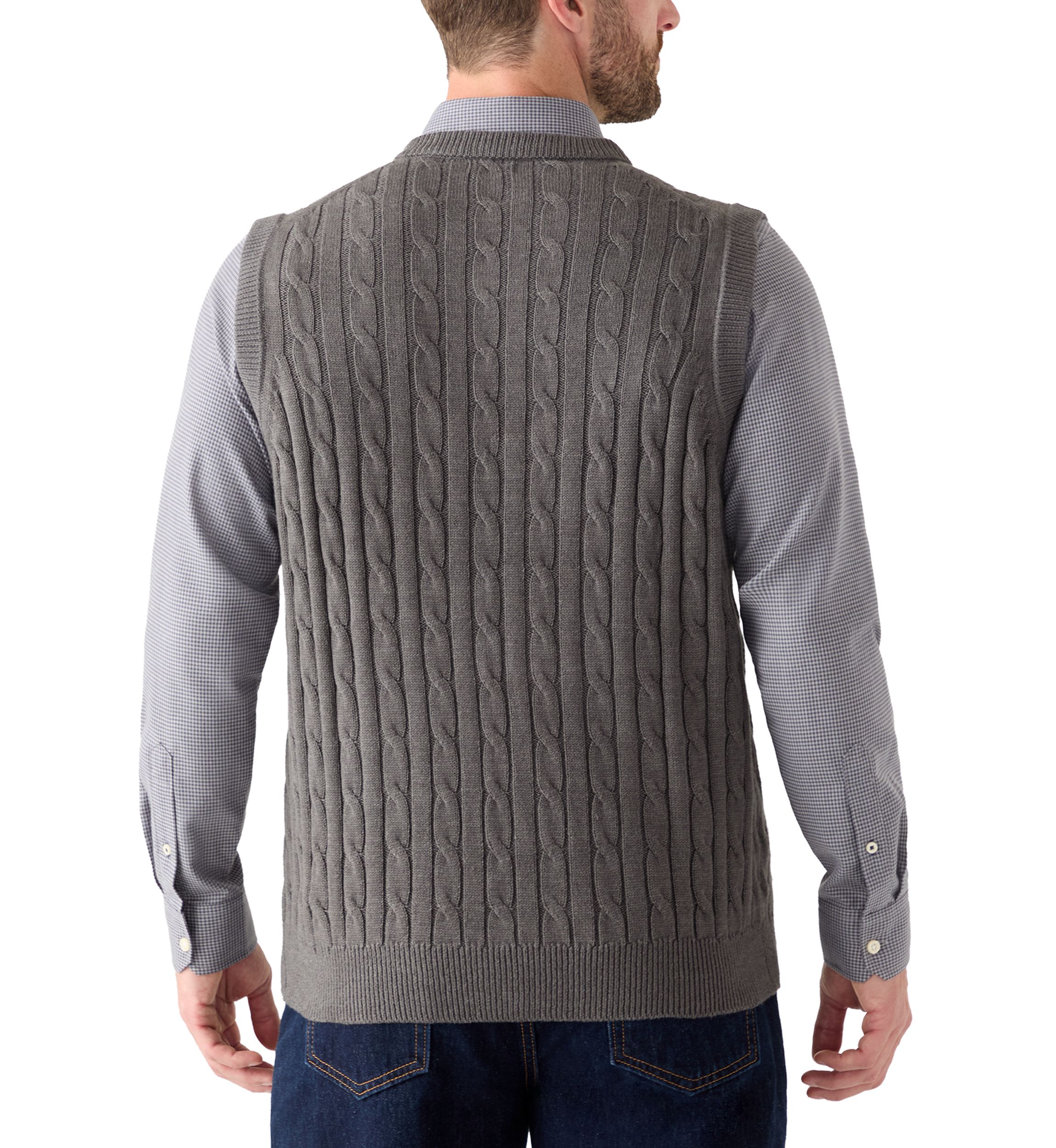 Cable Sweater Vest